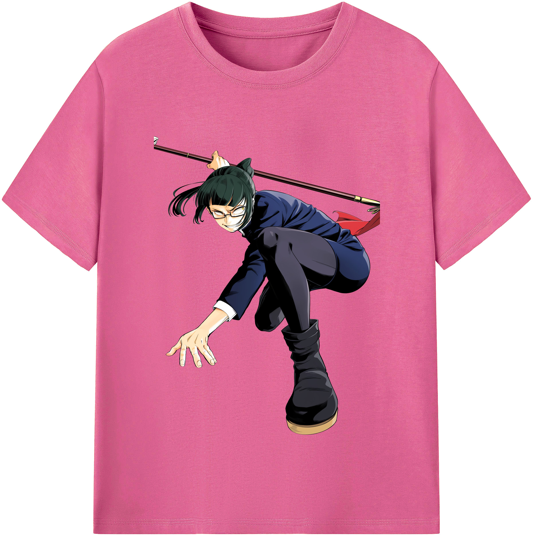 （画像用） 呪術廻戦 Jujutsu Kaisen レディースカジュアルプリントTシャツ（綿100％）
