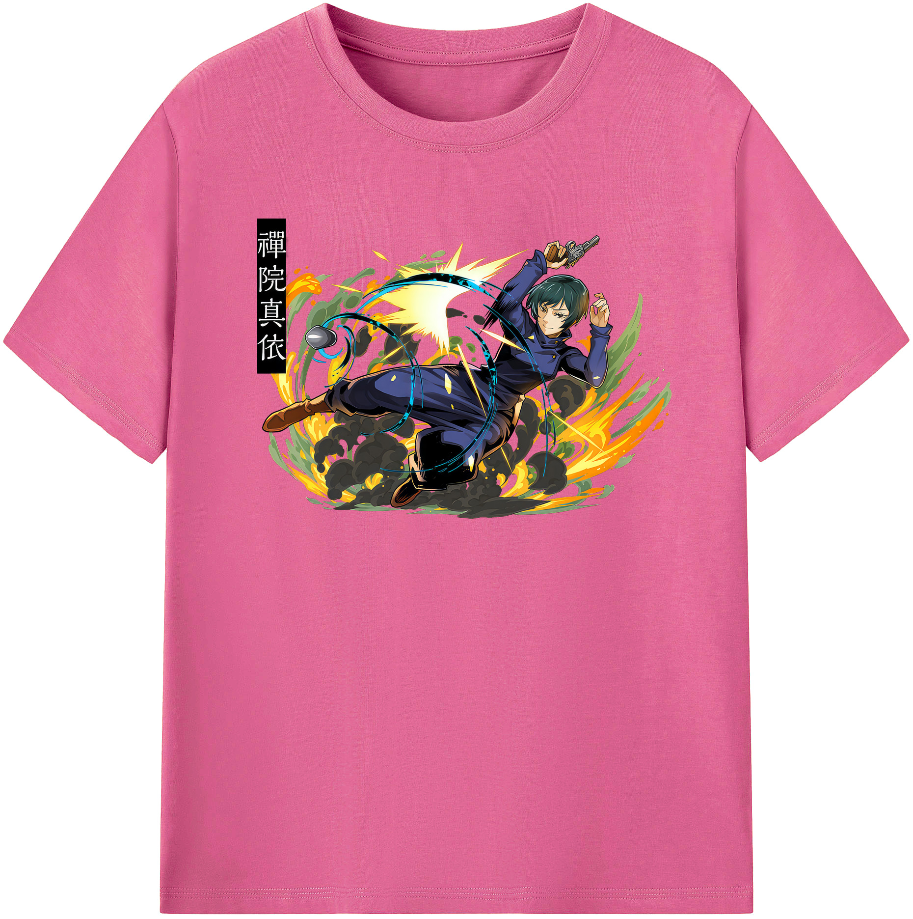 （画像用） 呪術廻戦 Jujutsu Kaisen レディースカジュアルプリントTシャツ（綿100％）