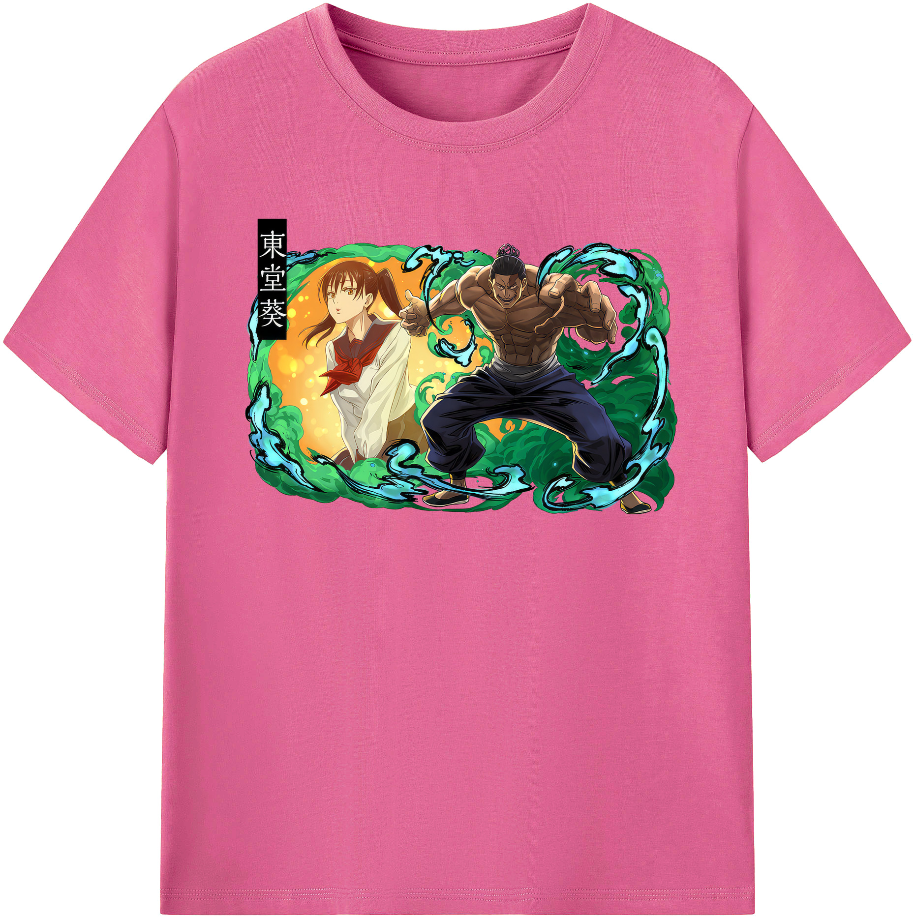 （画像用） 呪術廻戦 Jujutsu Kaisen レディースカジュアルプリントTシャツ（綿100％）