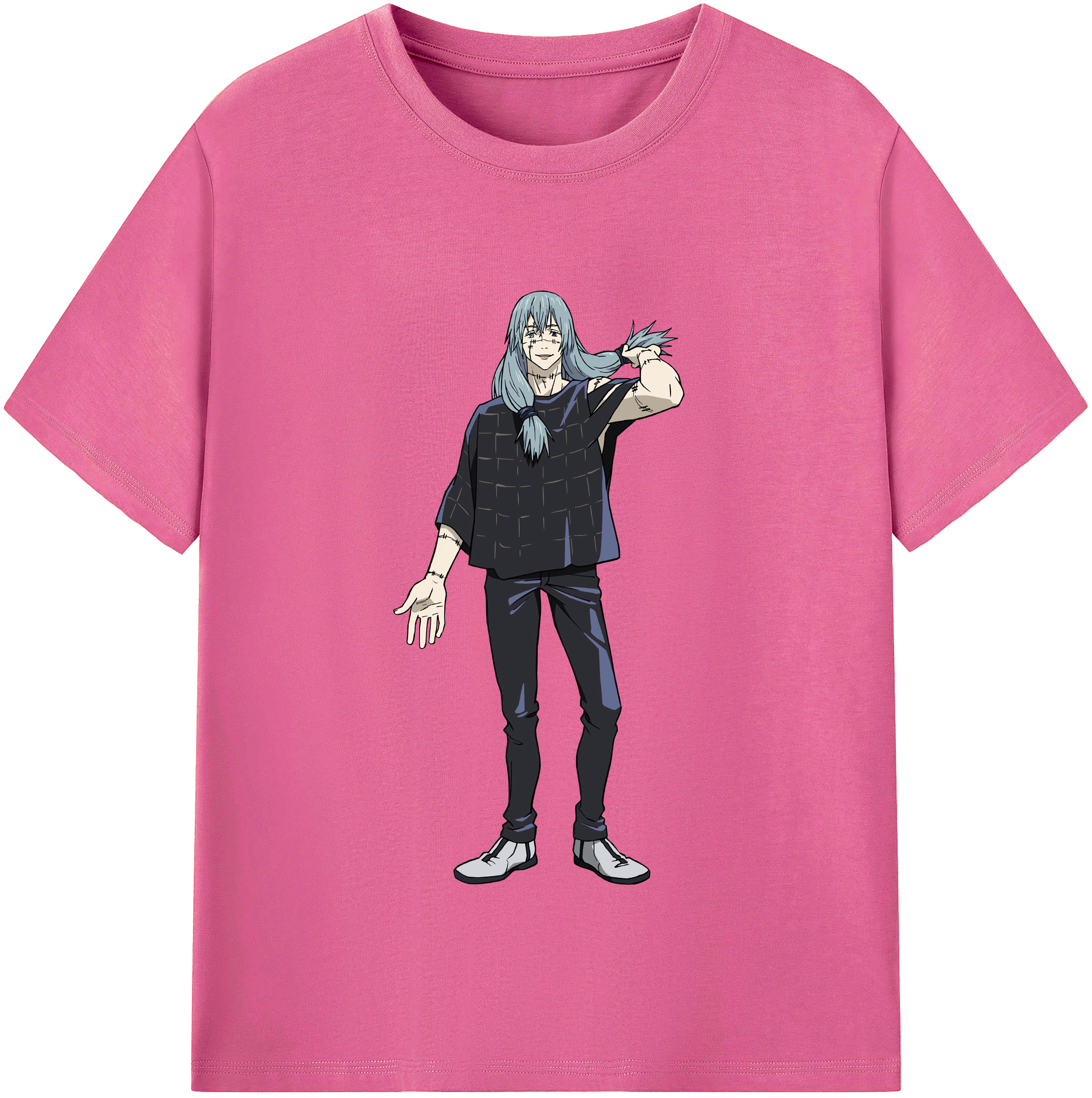 （画像用） 呪術廻戦 Jujutsu Kaisen レディースカジュアルプリントTシャツ（綿100％）