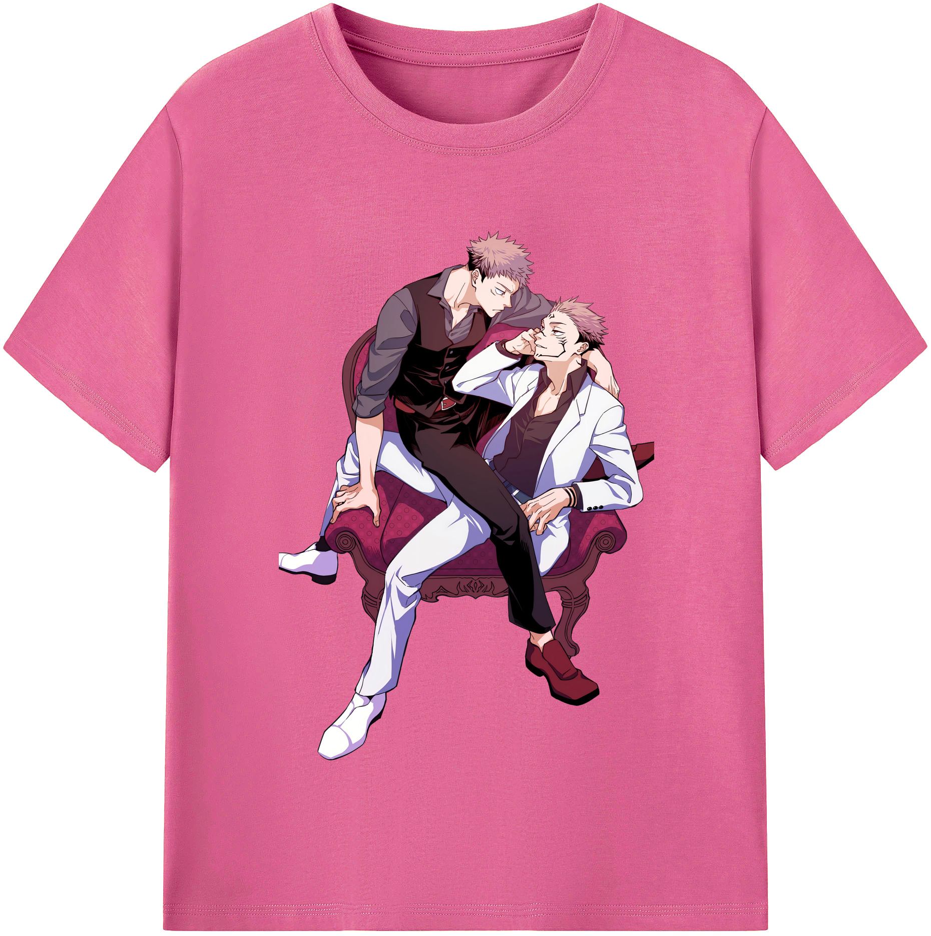 （画像用） 呪術廻戦 Jujutsu Kaisen レディースカジュアルプリントTシャツ（綿100％）