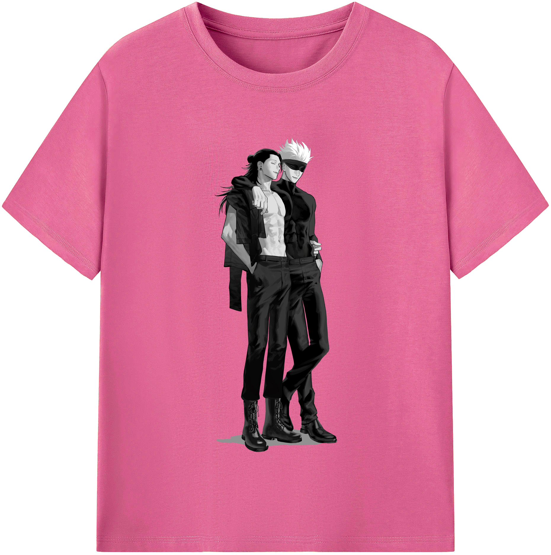 （画像用） 呪術廻戦 Jujutsu Kaisen レディースカジュアルプリントTシャツ（綿100％）