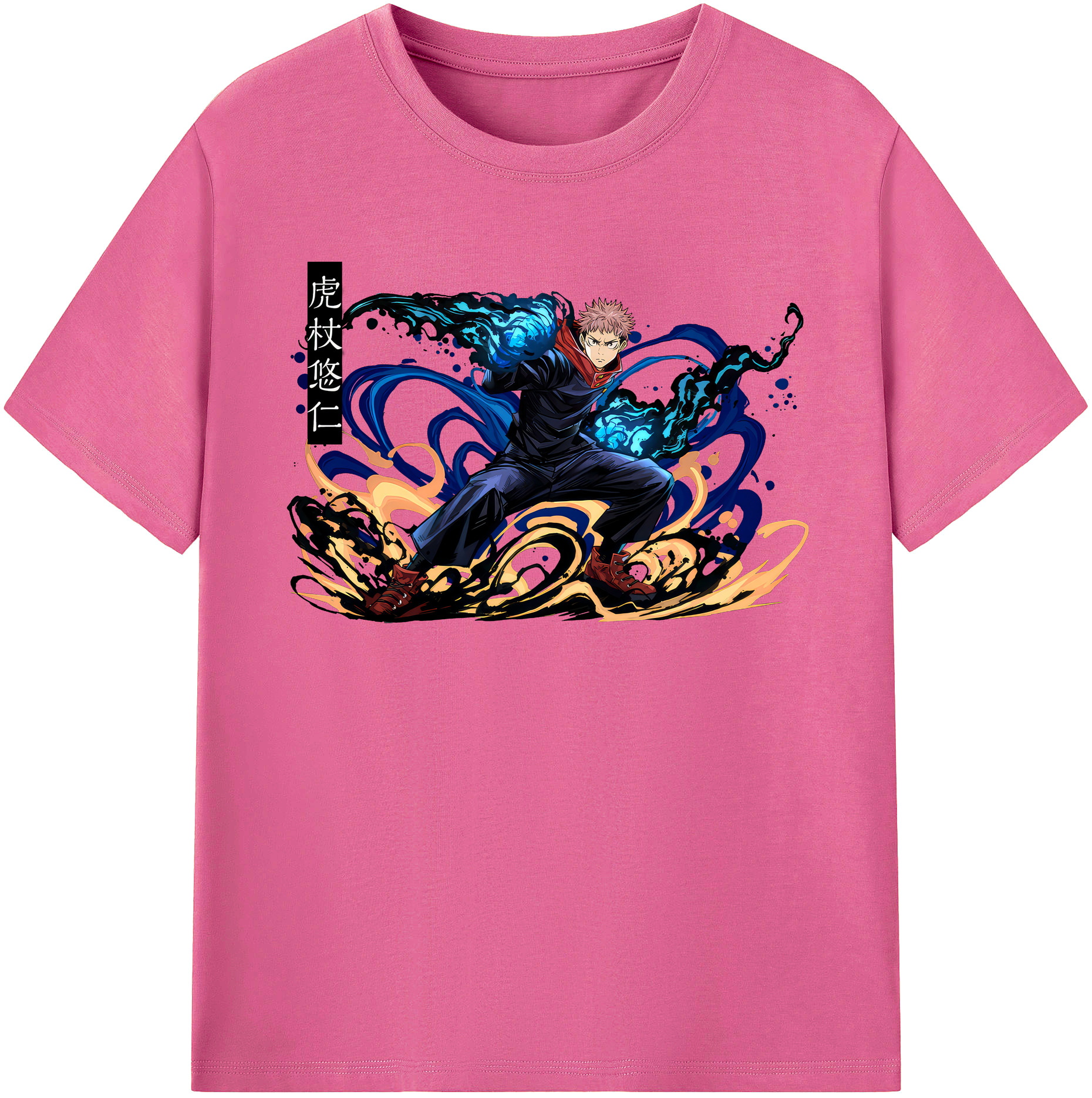 （画像用） 呪術廻戦 Jujutsu Kaisen レディースカジュアルプリントTシャツ（綿100％）