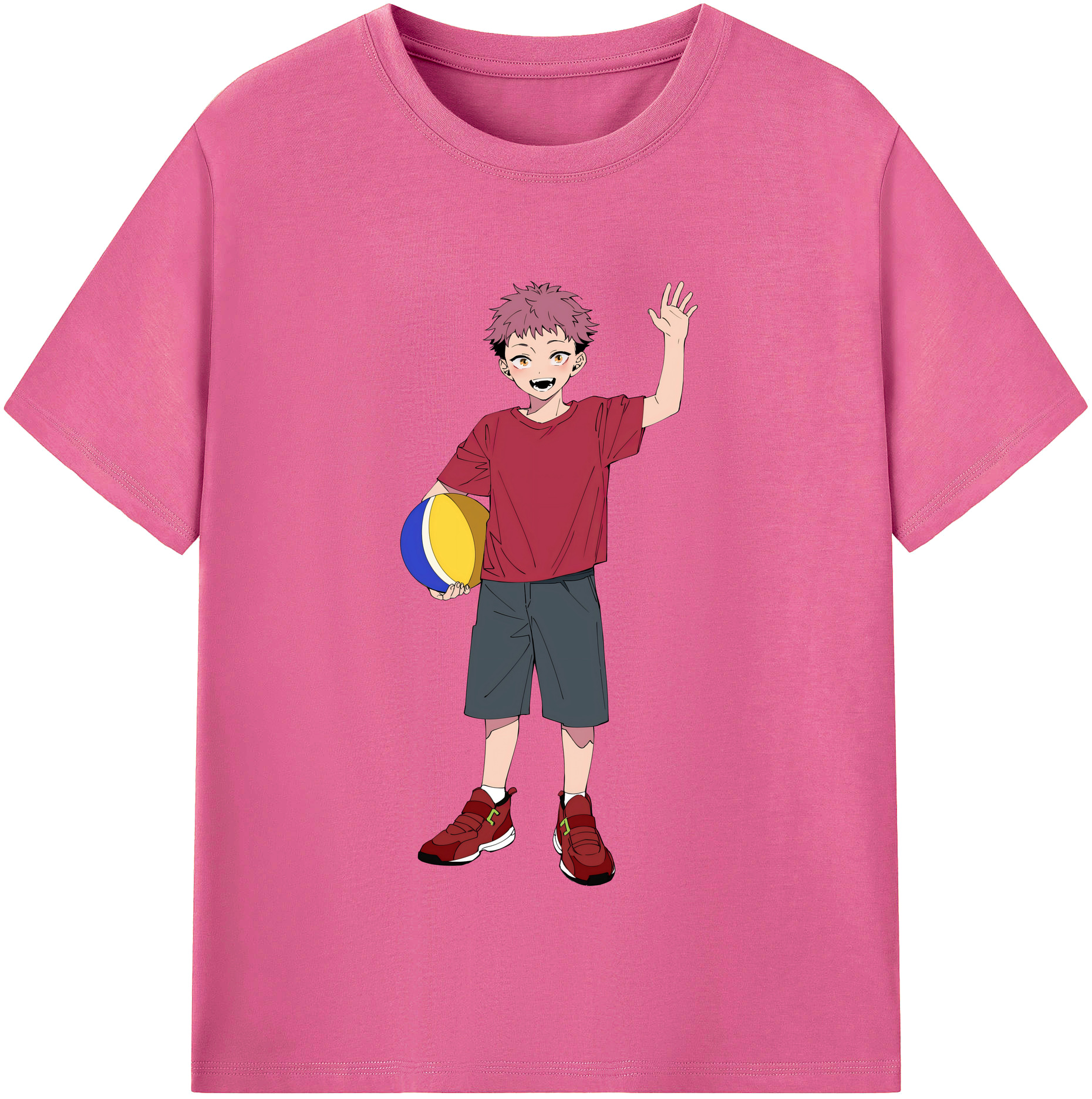 （画像用） 呪術廻戦 Jujutsu Kaisen レディースカジュアルプリントTシャツ（綿100％）