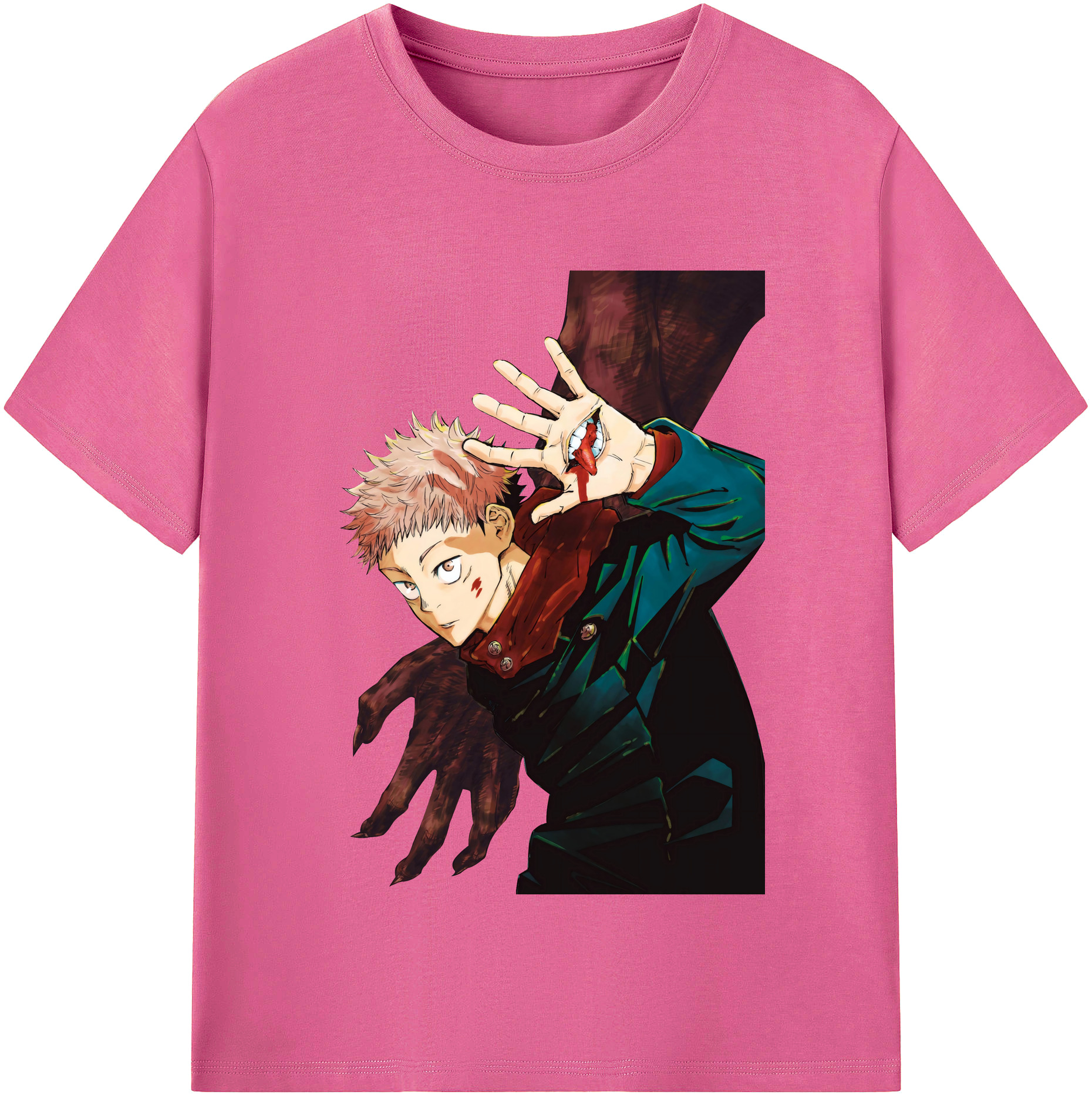 （画像用） 呪術廻戦 Jujutsu Kaisen レディースカジュアルプリントTシャツ（綿100％）