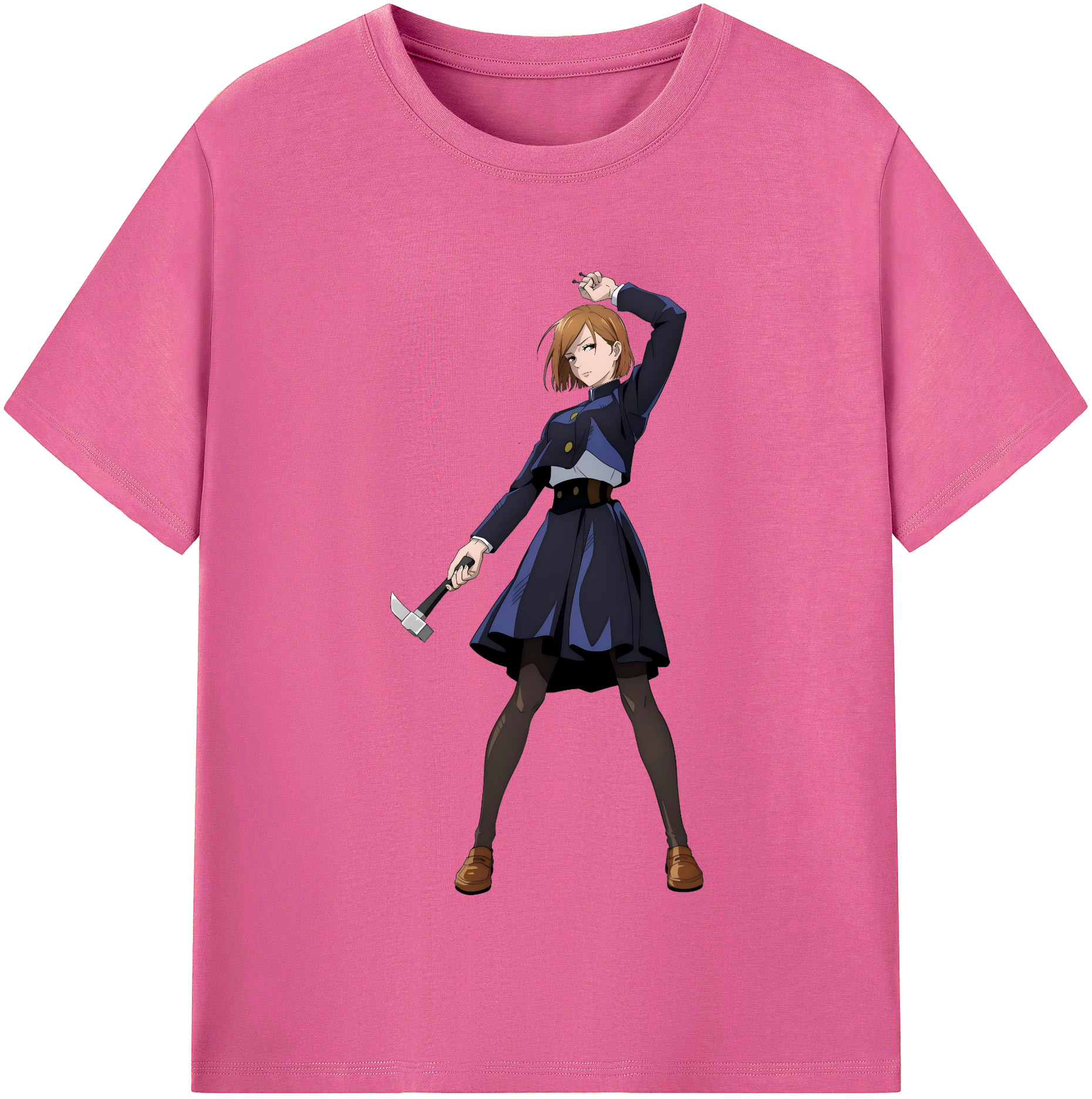 （画像用） 呪術廻戦 Jujutsu Kaisen レディースカジュアルプリントTシャツ（綿100％）