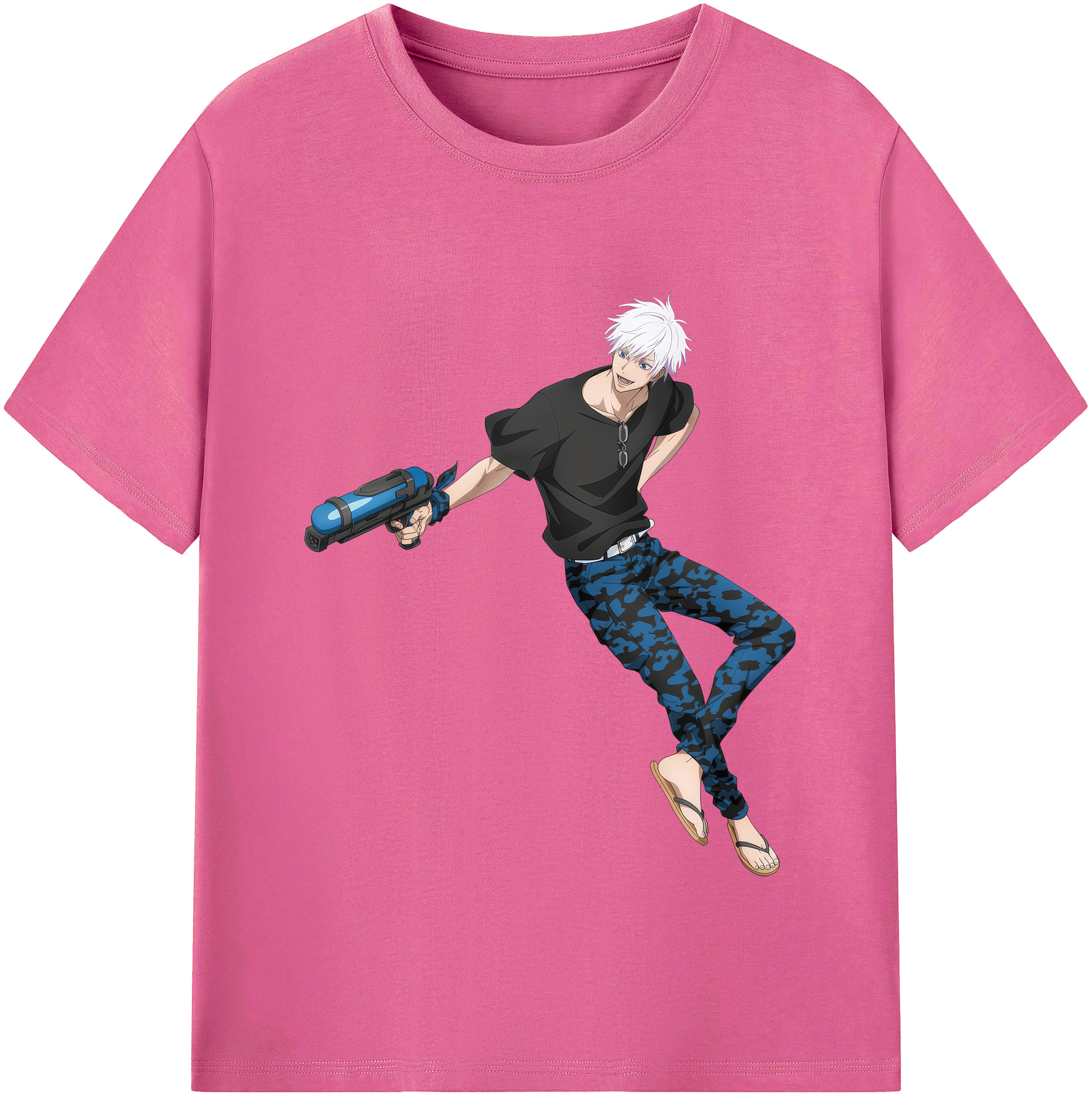 （画像用） 呪術廻戦 Jujutsu Kaisen レディースカジュアルプリントTシャツ（綿100％）