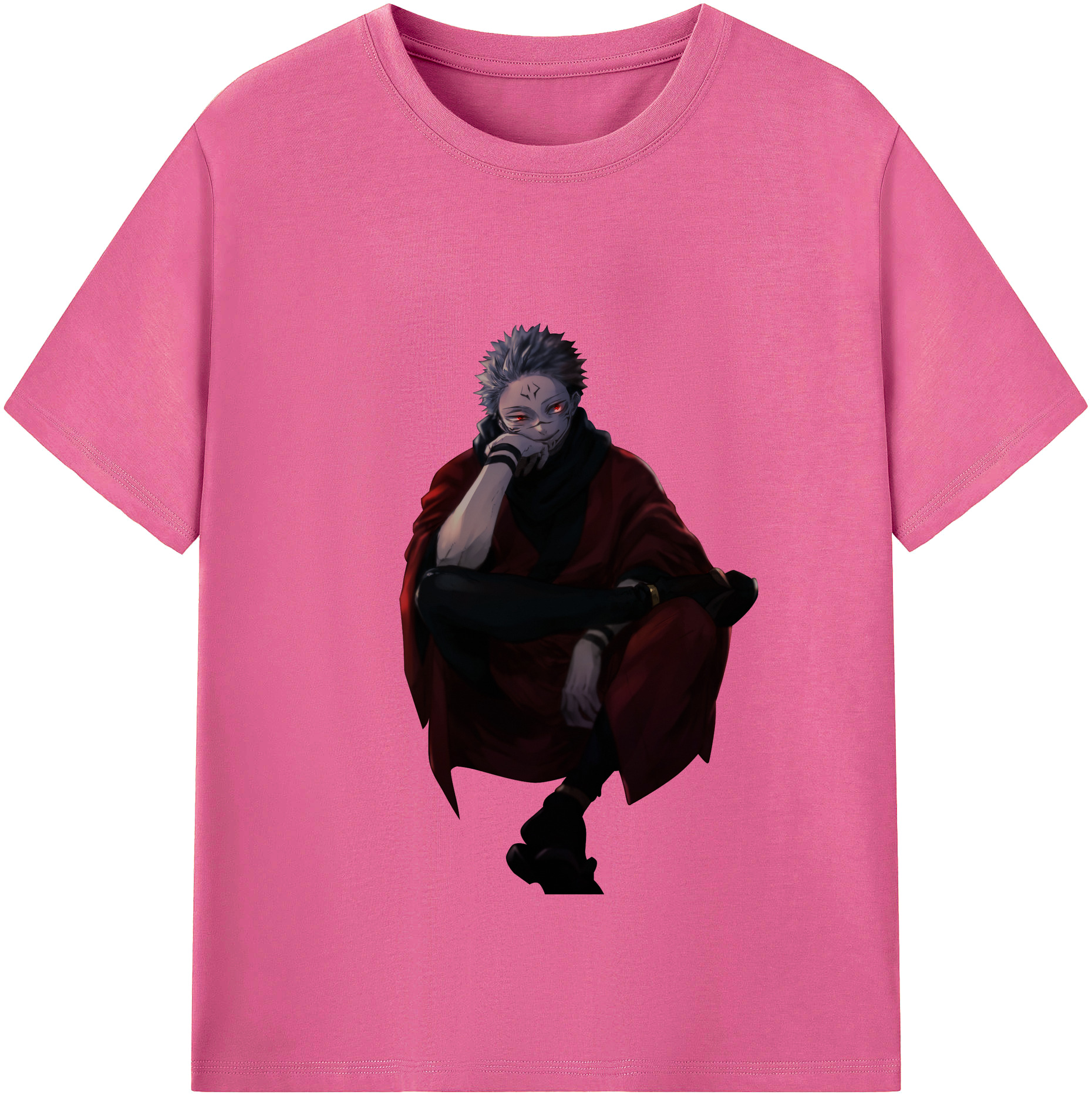 （画像用） 呪術廻戦 Jujutsu Kaisen レディースカジュアルプリントTシャツ（綿100％）