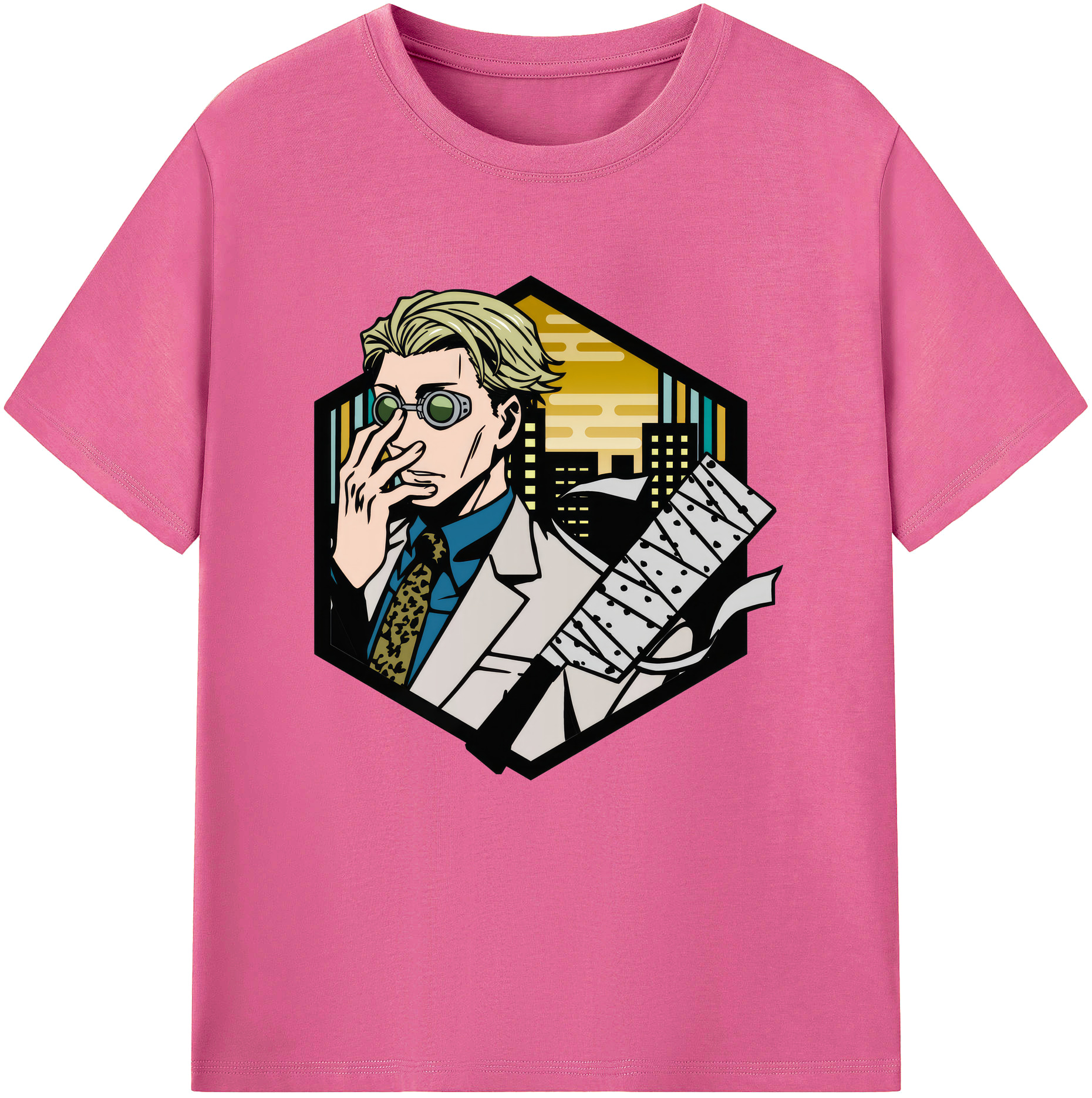 （画像用） 呪術廻戦 Jujutsu Kaisen レディースカジュアルプリントTシャツ（綿100％）