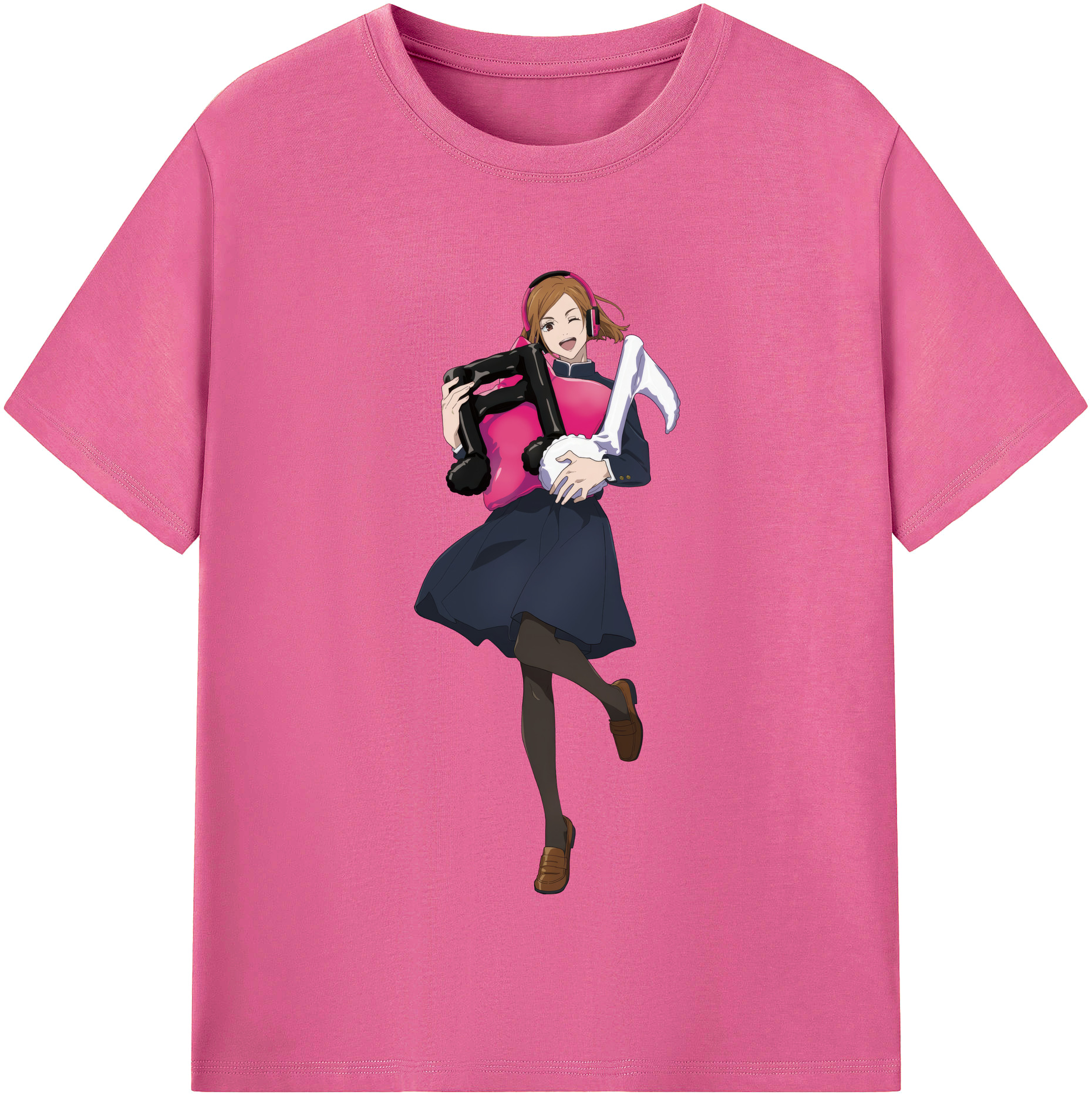（画像用） 呪術廻戦 Jujutsu Kaisen レディースカジュアルプリントTシャツ（綿100％）