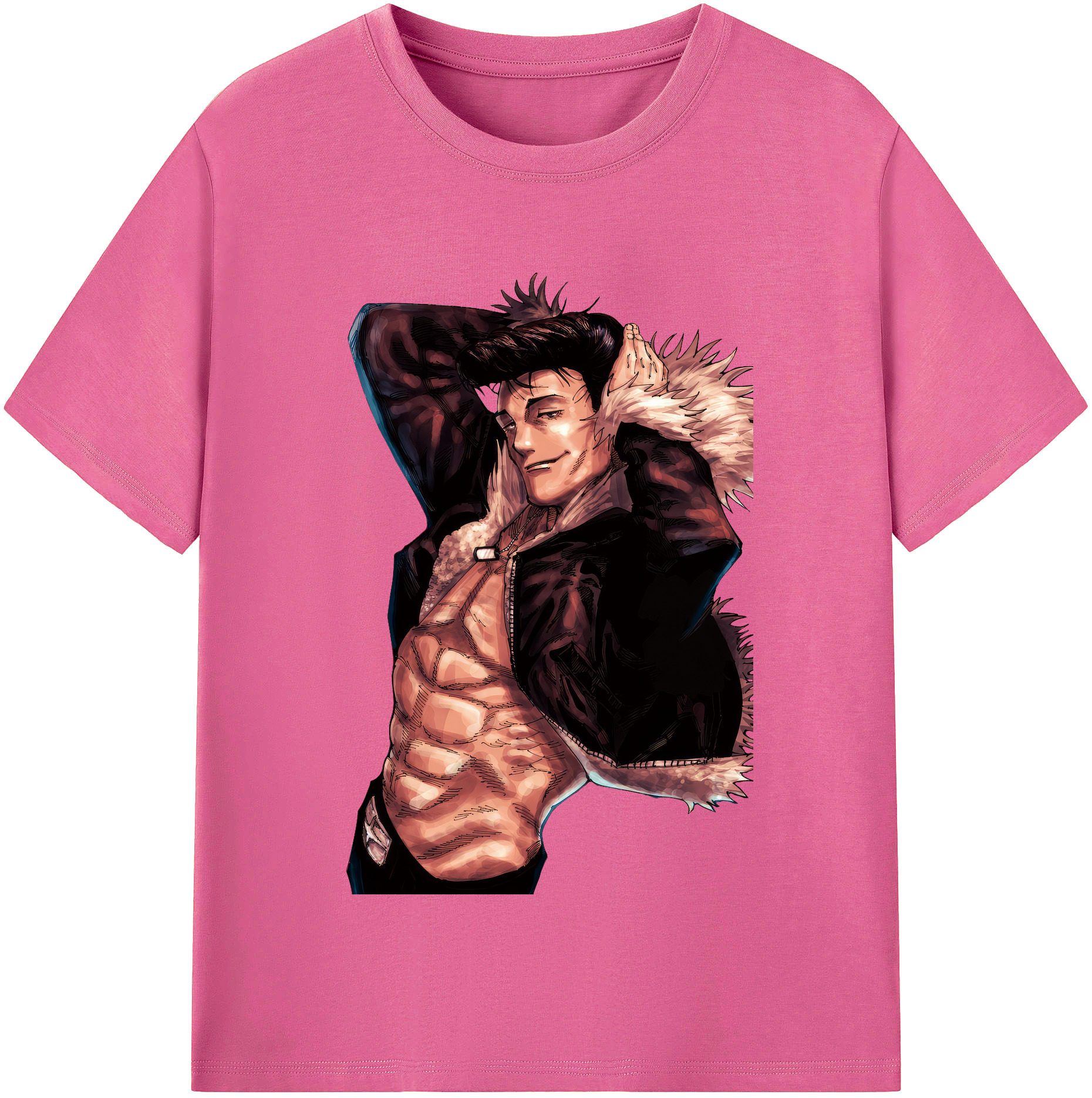 （画像用） 呪術廻戦 Jujutsu Kaisen レディースカジュアルプリントTシャツ（綿100％）