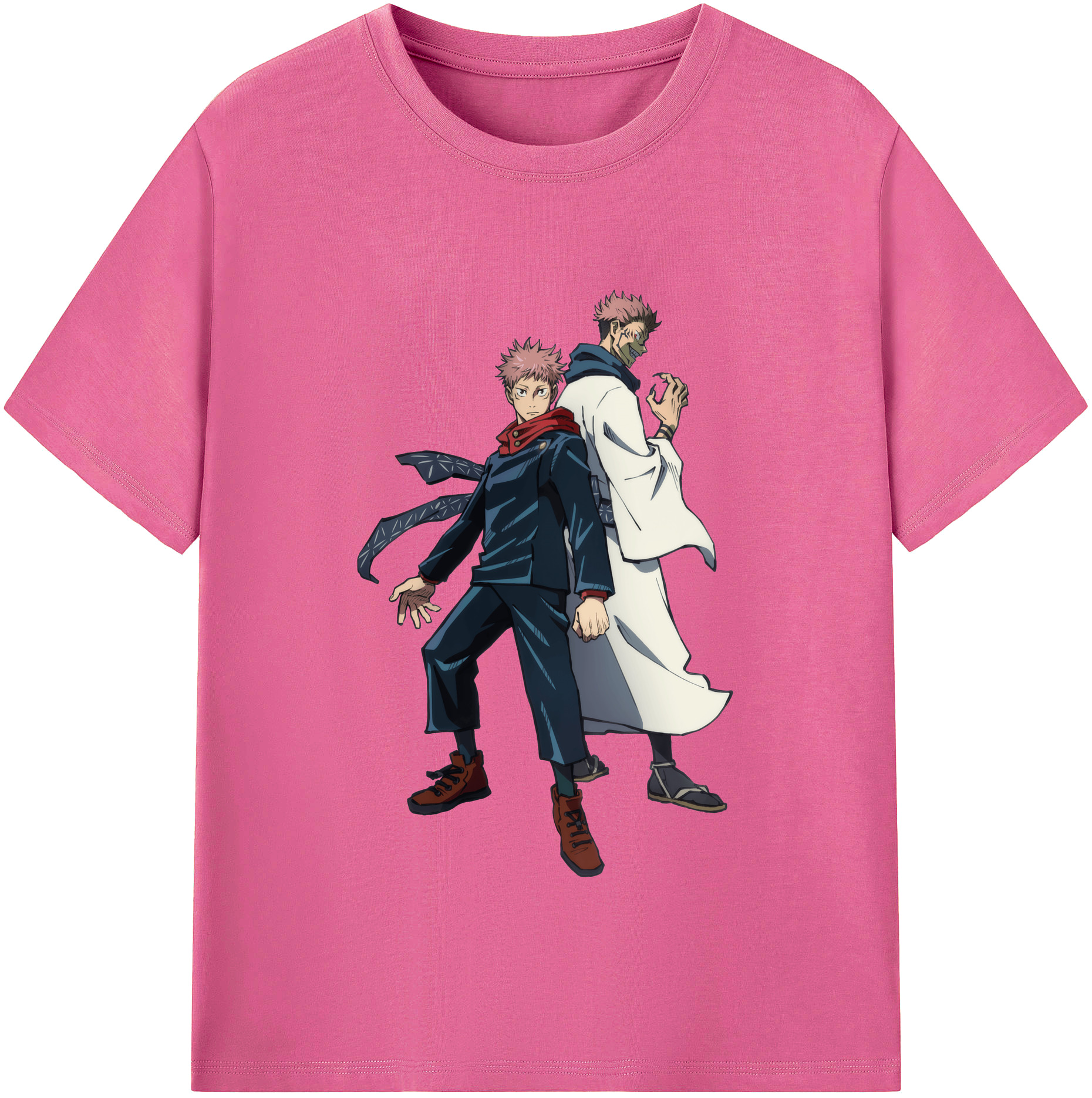 （画像用） 呪術廻戦 Jujutsu Kaisen レディースカジュアルプリントTシャツ（綿100％）
