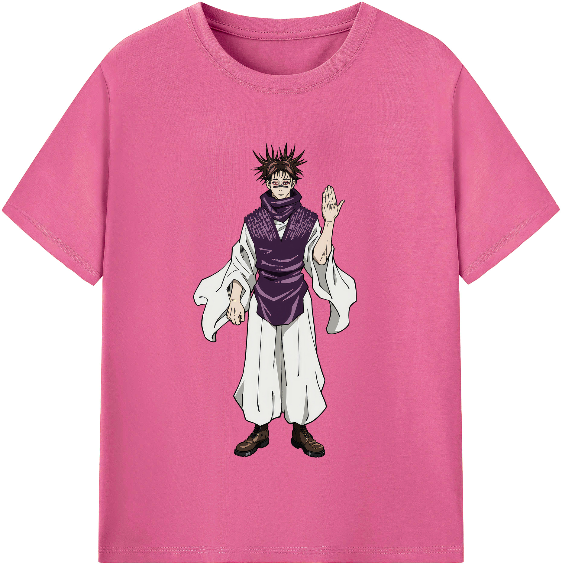（画像用） 呪術廻戦 Jujutsu Kaisen レディースカジュアルプリントTシャツ（綿100％）