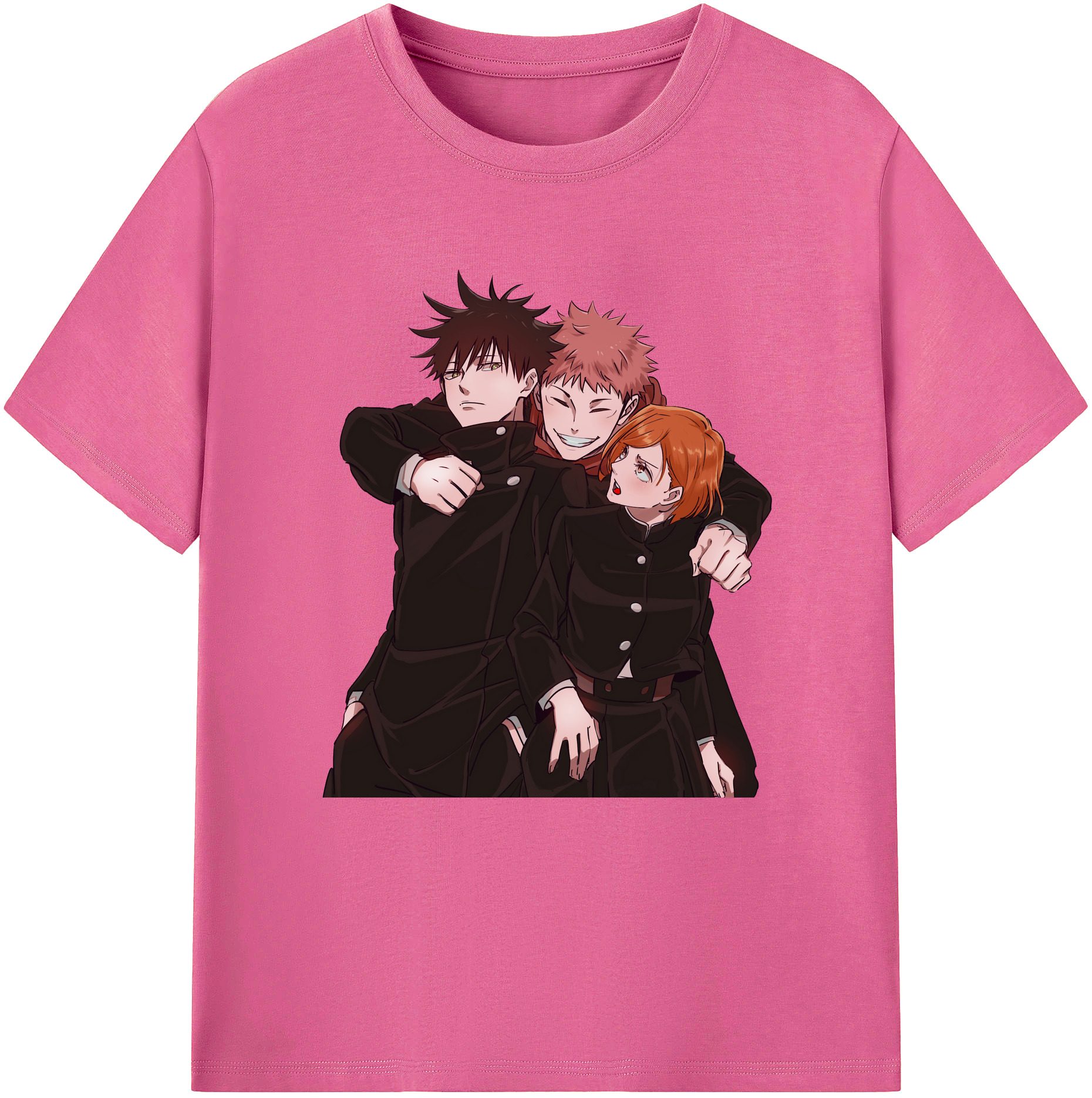 （画像用） 呪術廻戦 Jujutsu Kaisen レディースカジュアルプリントTシャツ（綿100％）
