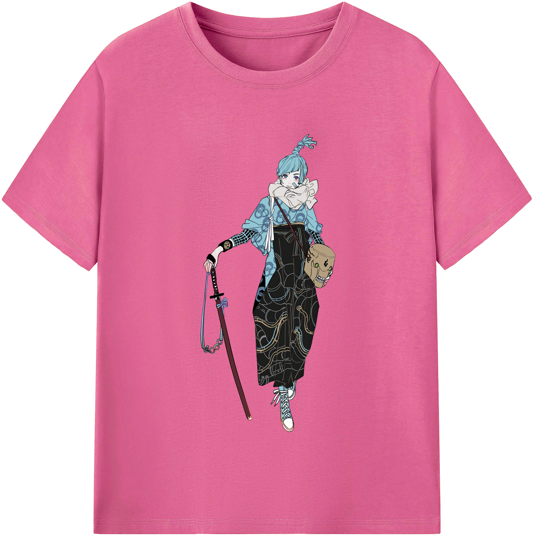 （画像用） 呪術廻戦 Jujutsu Kaisen レディースカジュアルプリントTシャツ（綿100％）