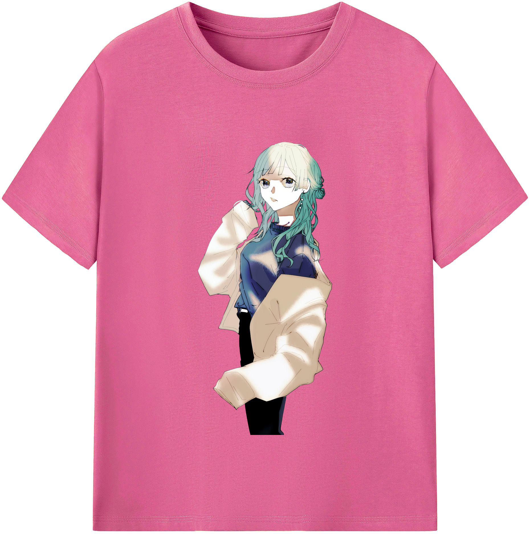 （画像用） 呪術廻戦 Jujutsu Kaisen レディースカジュアルプリントTシャツ（綿100％）