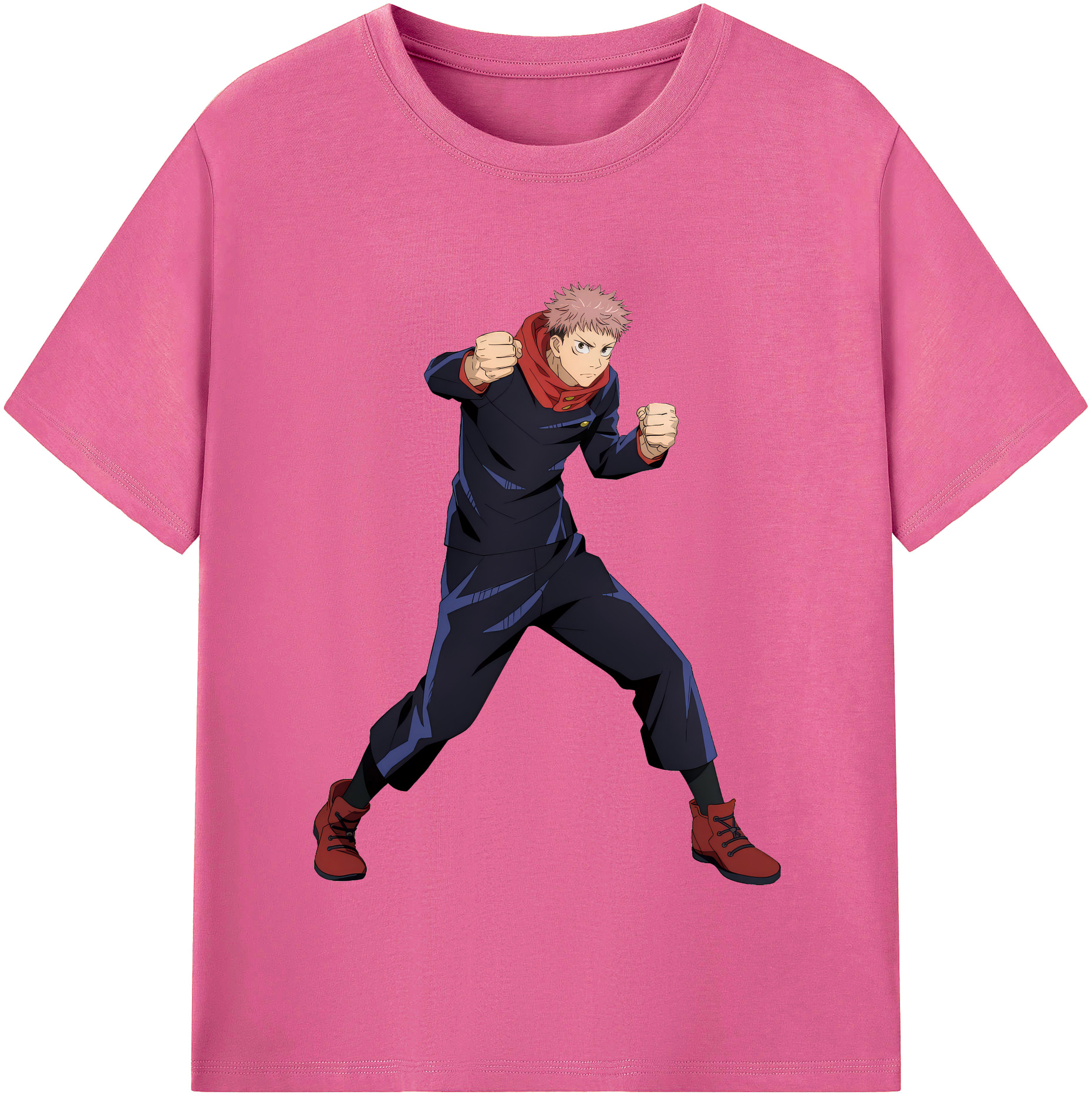 （画像用） 呪術廻戦 Jujutsu Kaisen レディースカジュアルプリントTシャツ（綿100％）