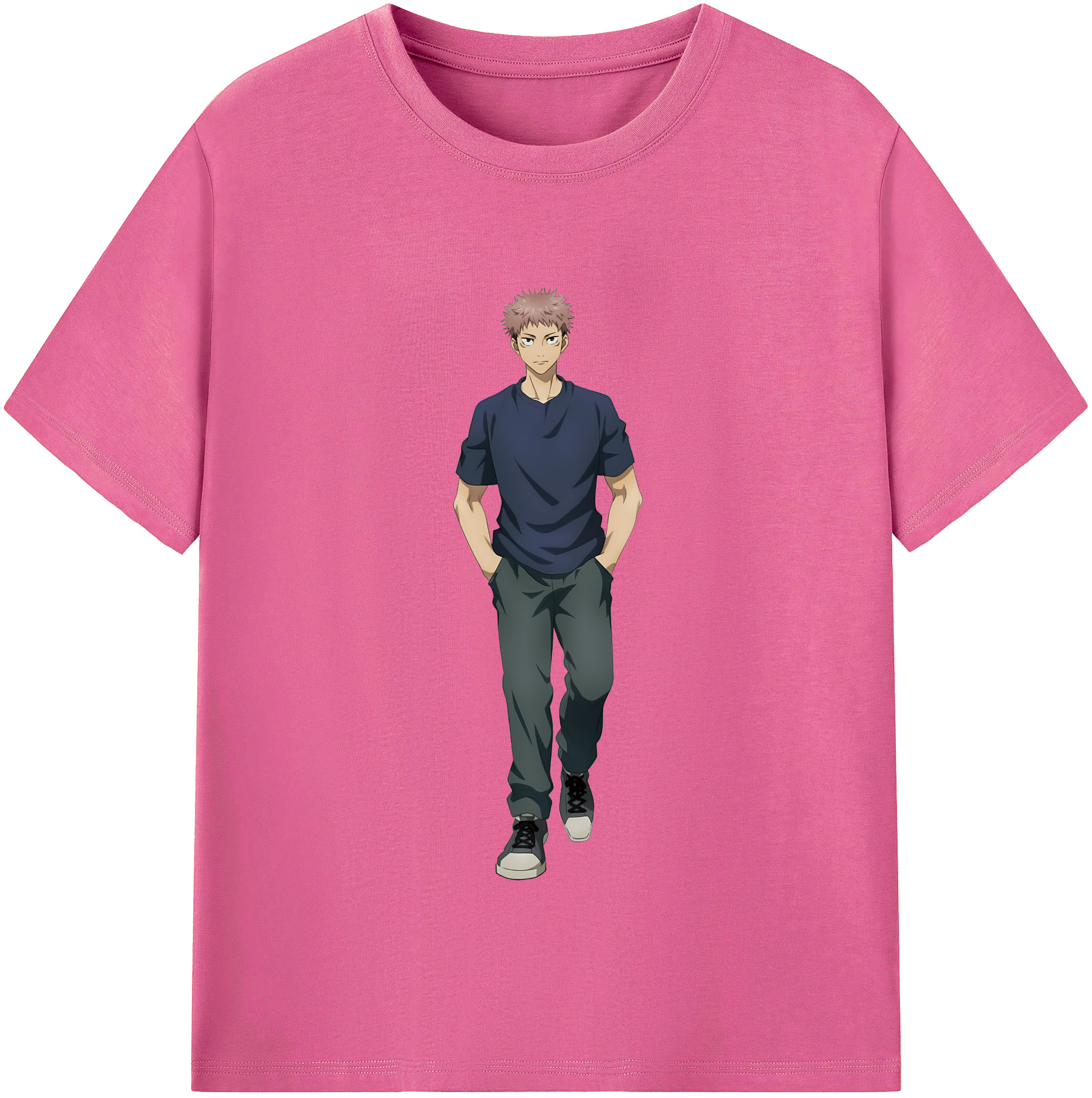 （画像用） 呪術廻戦 Jujutsu Kaisen レディースカジュアルプリントTシャツ（綿100％）