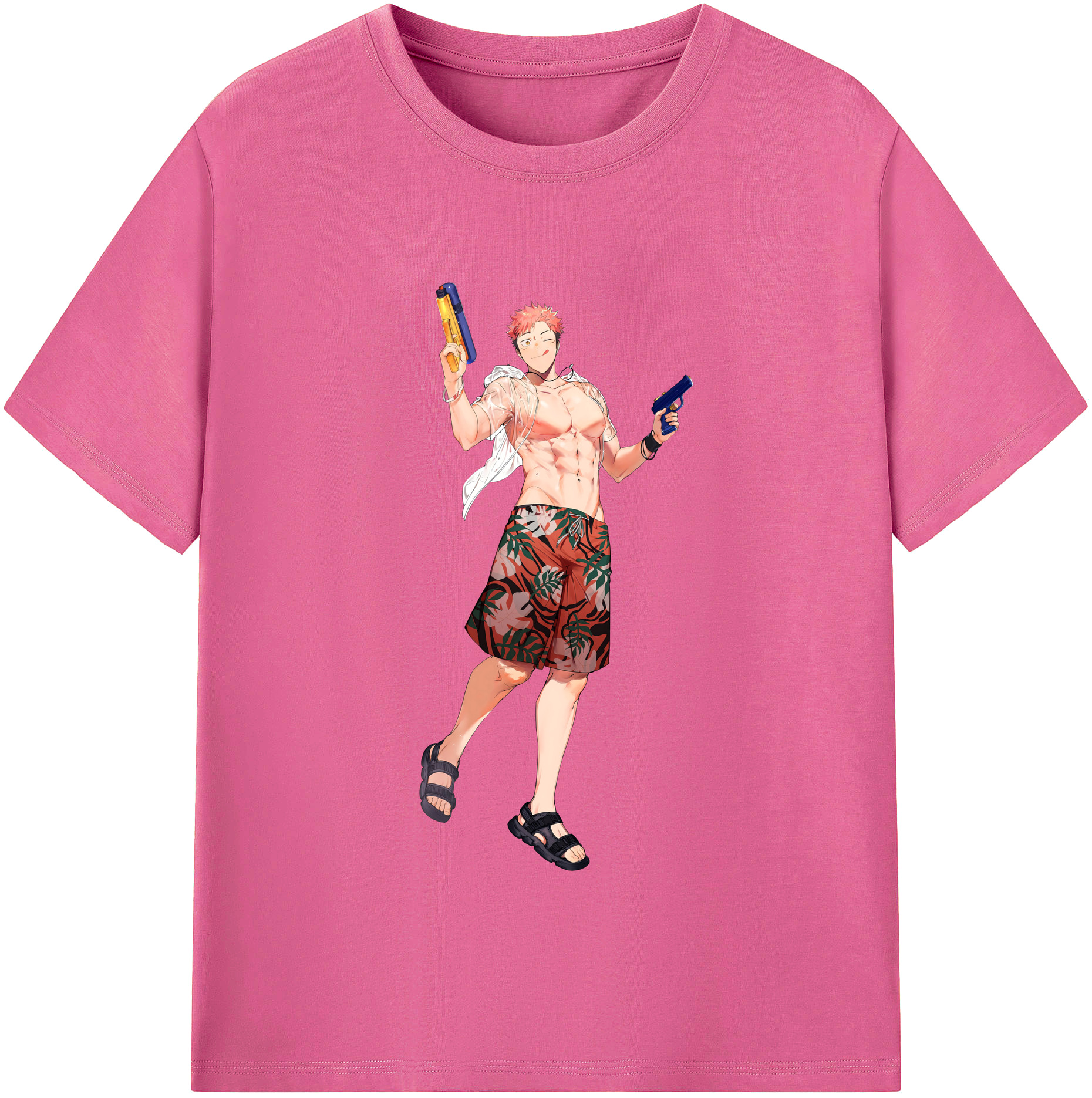 （画像用） 呪術廻戦 Jujutsu Kaisen レディースカジュアルプリントTシャツ（綿100％）