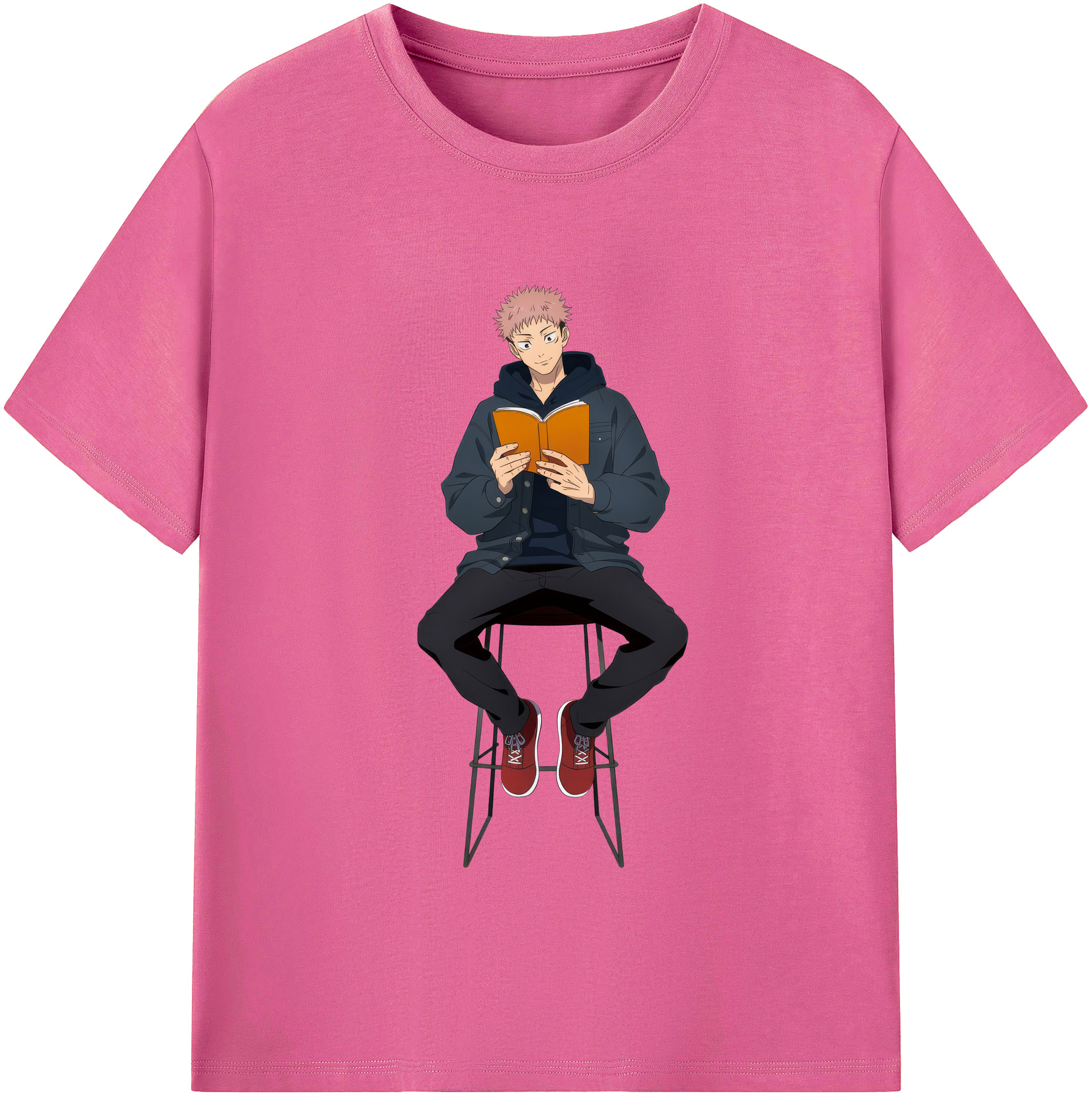 （画像用） 呪術廻戦 Jujutsu Kaisen レディースカジュアルプリントTシャツ（綿100％）