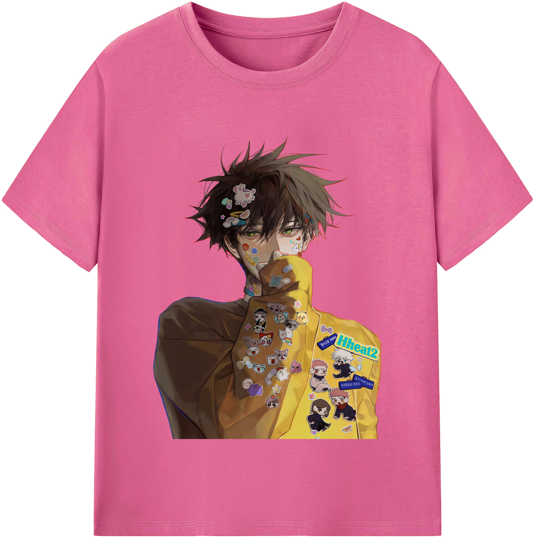 （画像用） 呪術廻戦 Jujutsu Kaisen レディースカジュアルプリントTシャツ（綿100％）