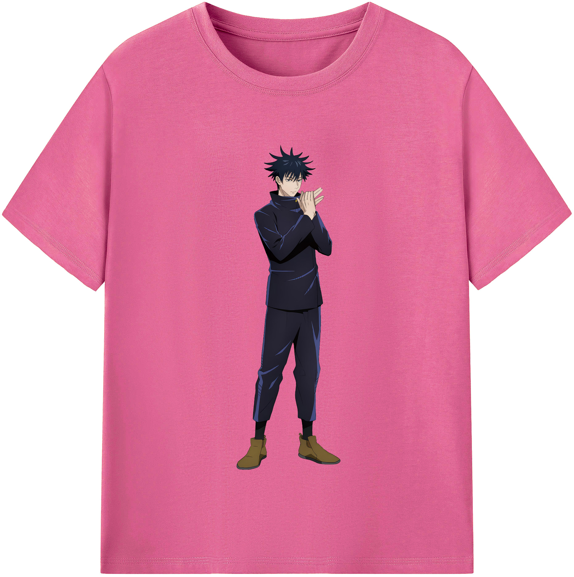 （画像用） 呪術廻戦 Jujutsu Kaisen レディースカジュアルプリントTシャツ（綿100％）
