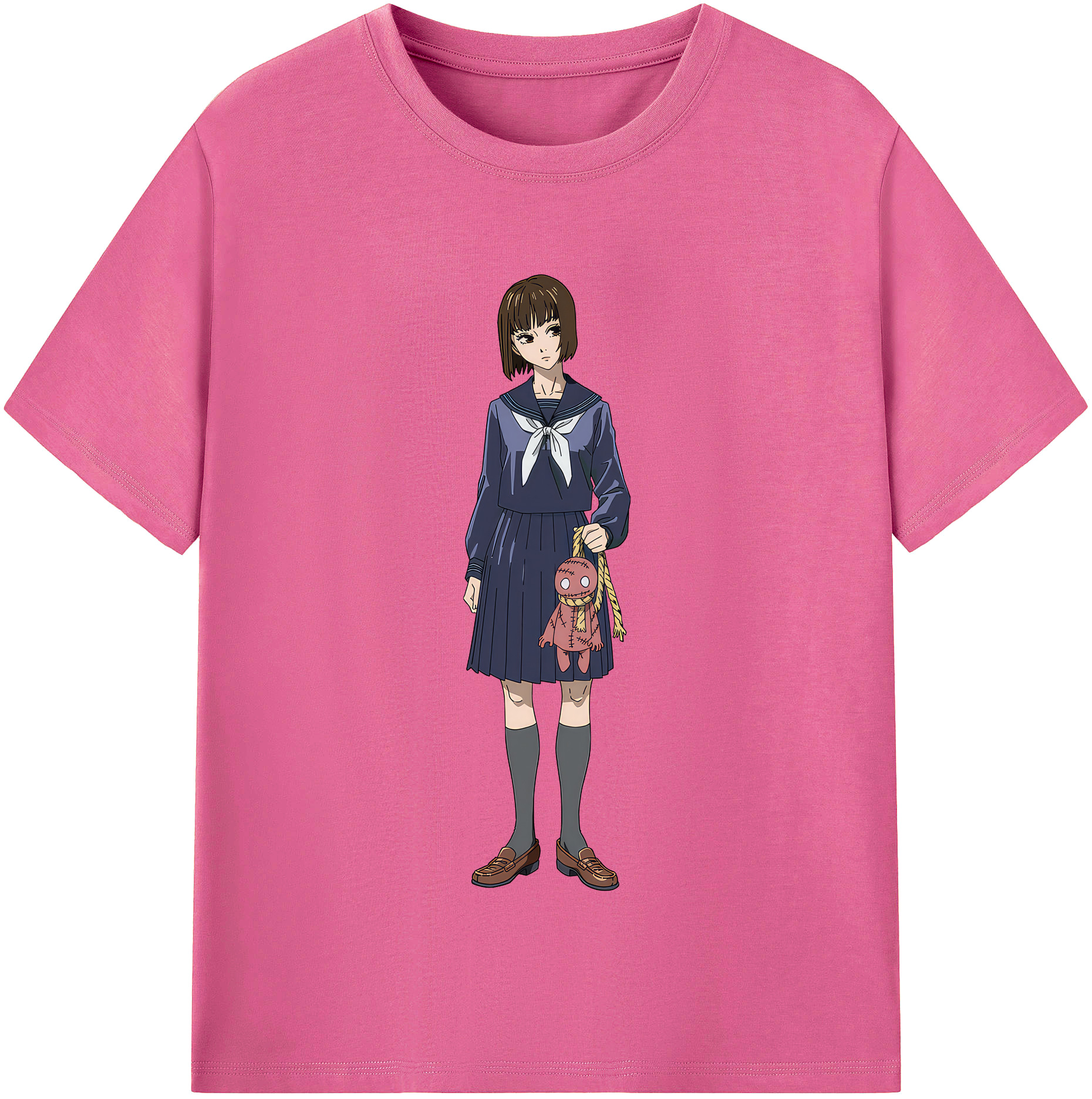 （画像用） 呪術廻戦 Jujutsu Kaisen レディースカジュアルプリントTシャツ（綿100％）