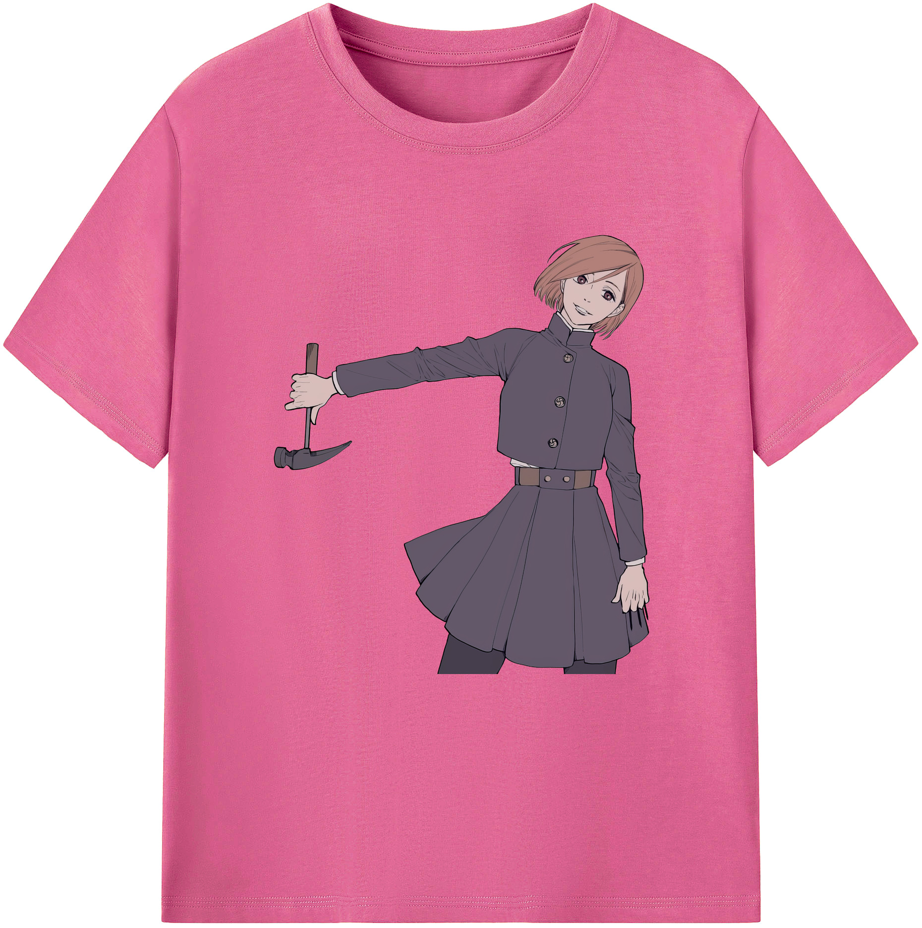 （画像用） 呪術廻戦 Jujutsu Kaisen レディースカジュアルプリントTシャツ（綿100％）