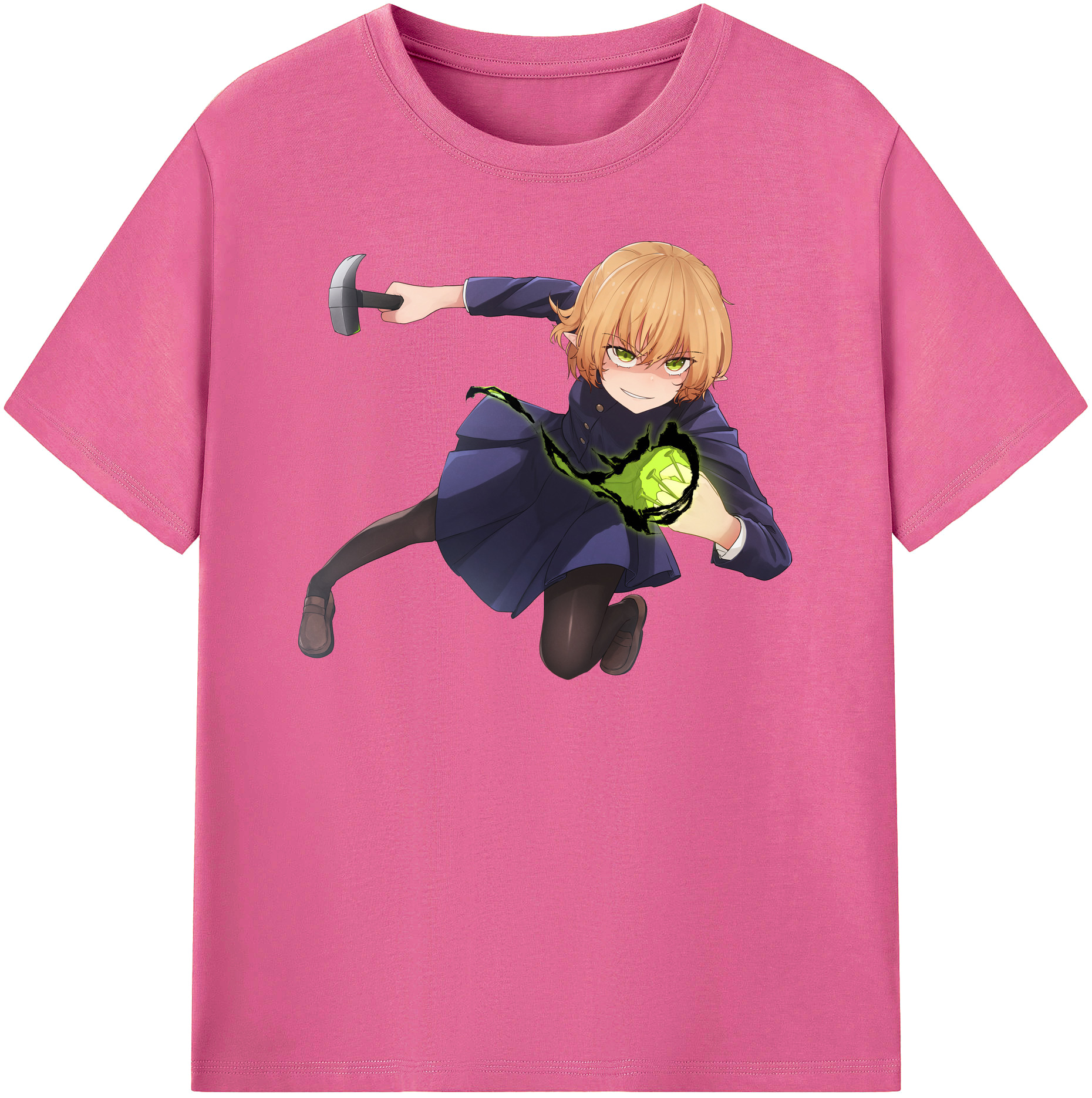（画像用） 呪術廻戦 Jujutsu Kaisen レディースカジュアルプリントTシャツ（綿100％）
