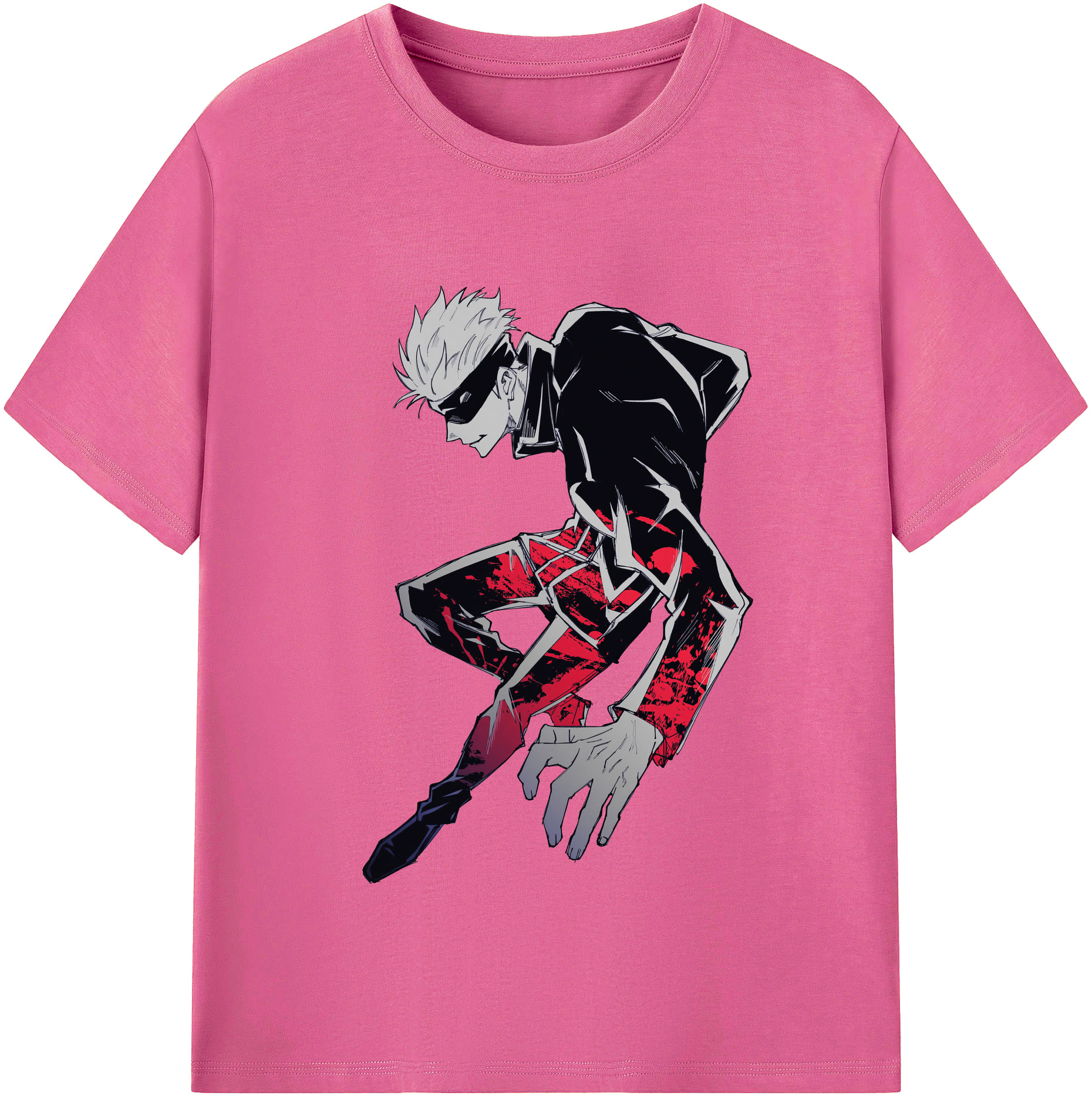 （画像用） 呪術廻戦 Jujutsu Kaisen レディースカジュアルプリントTシャツ（綿100％）