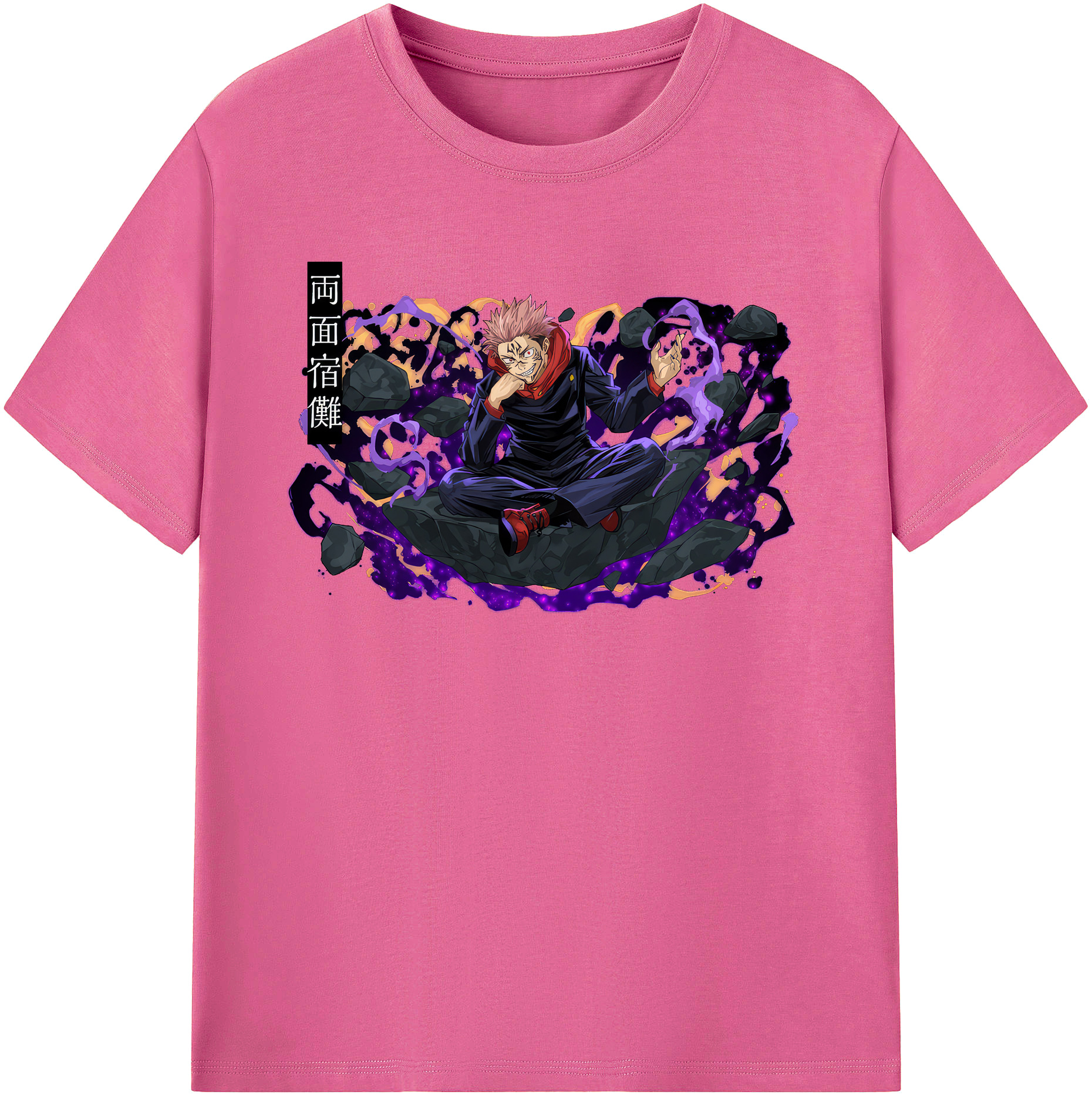 （画像用） 呪術廻戦 Jujutsu Kaisen レディースカジュアルプリントTシャツ（綿100％）