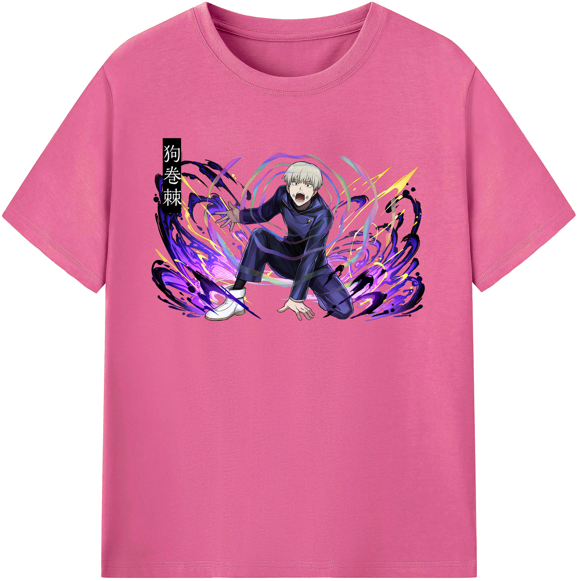 （画像用） 呪術廻戦 Jujutsu Kaisen レディースカジュアルプリントTシャツ（綿100％）