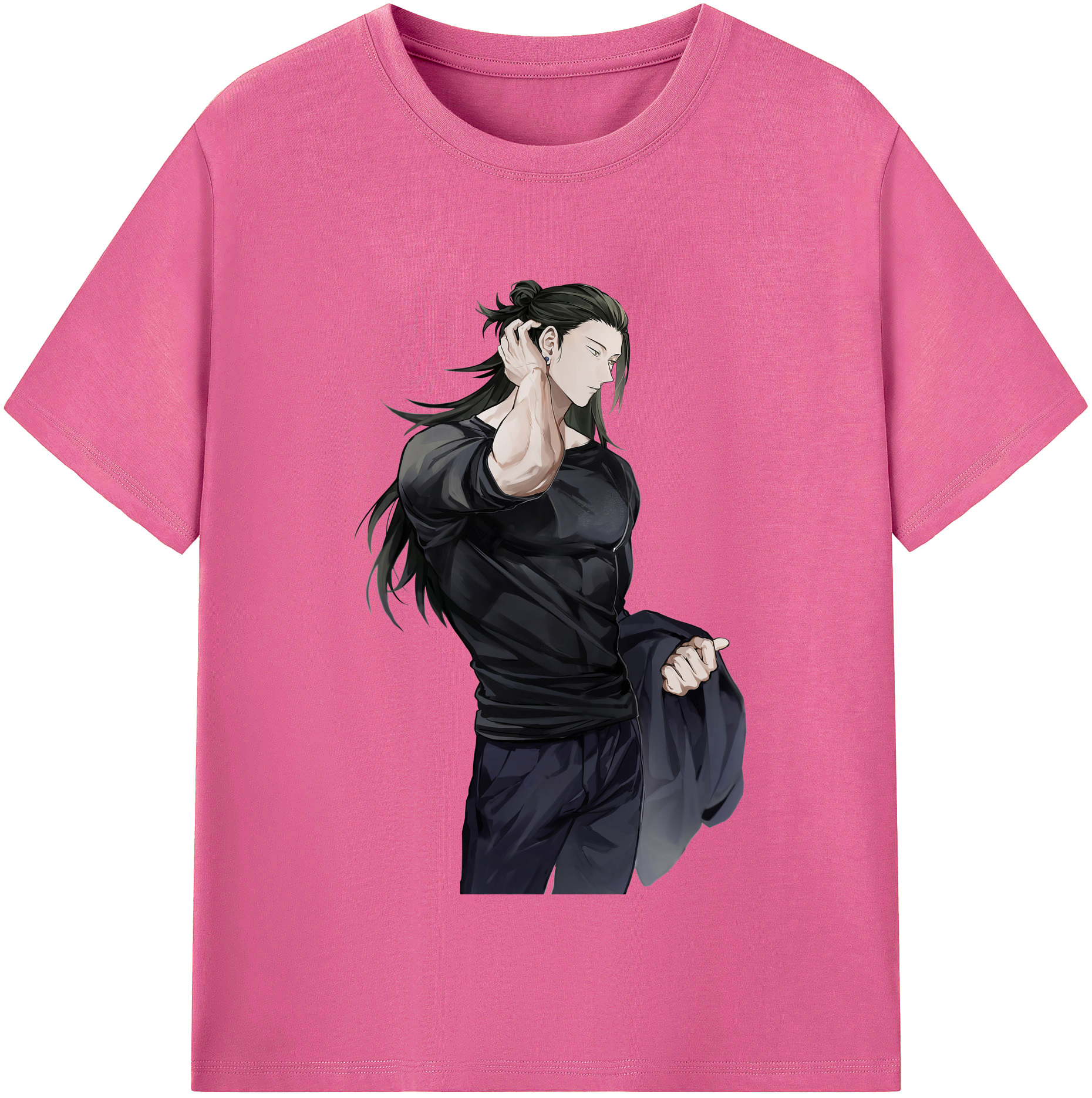 （画像用） 呪術廻戦 Jujutsu Kaisen レディースカジュアルプリントTシャツ（綿100％）