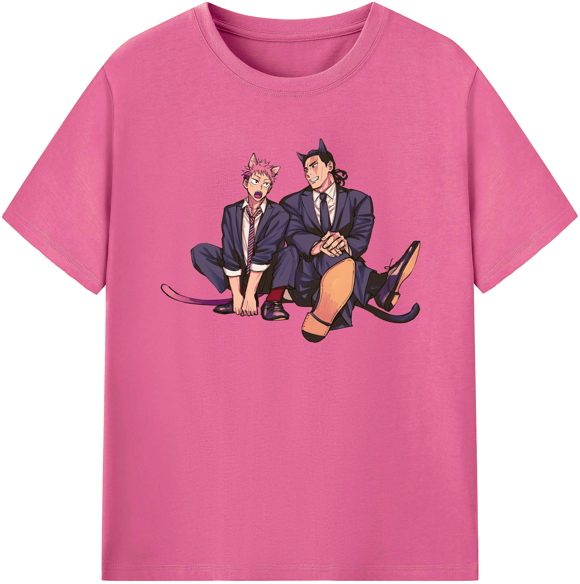 （画像用） 呪術廻戦 Jujutsu Kaisen レディースカジュアルプリントTシャツ（綿100％）