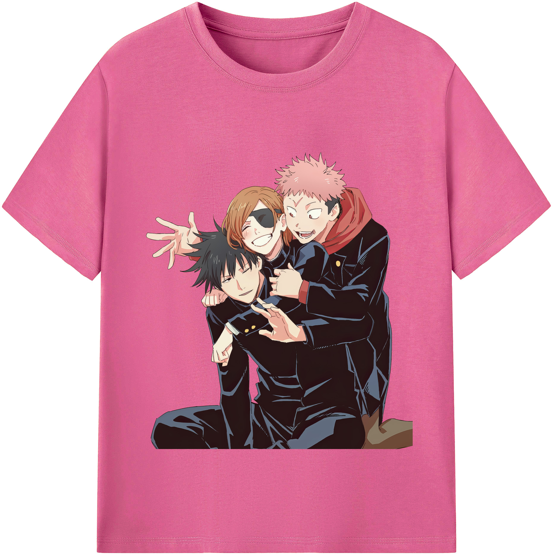 （画像用） 呪術廻戦 Jujutsu Kaisen レディースカジュアルプリントTシャツ（綿100％）