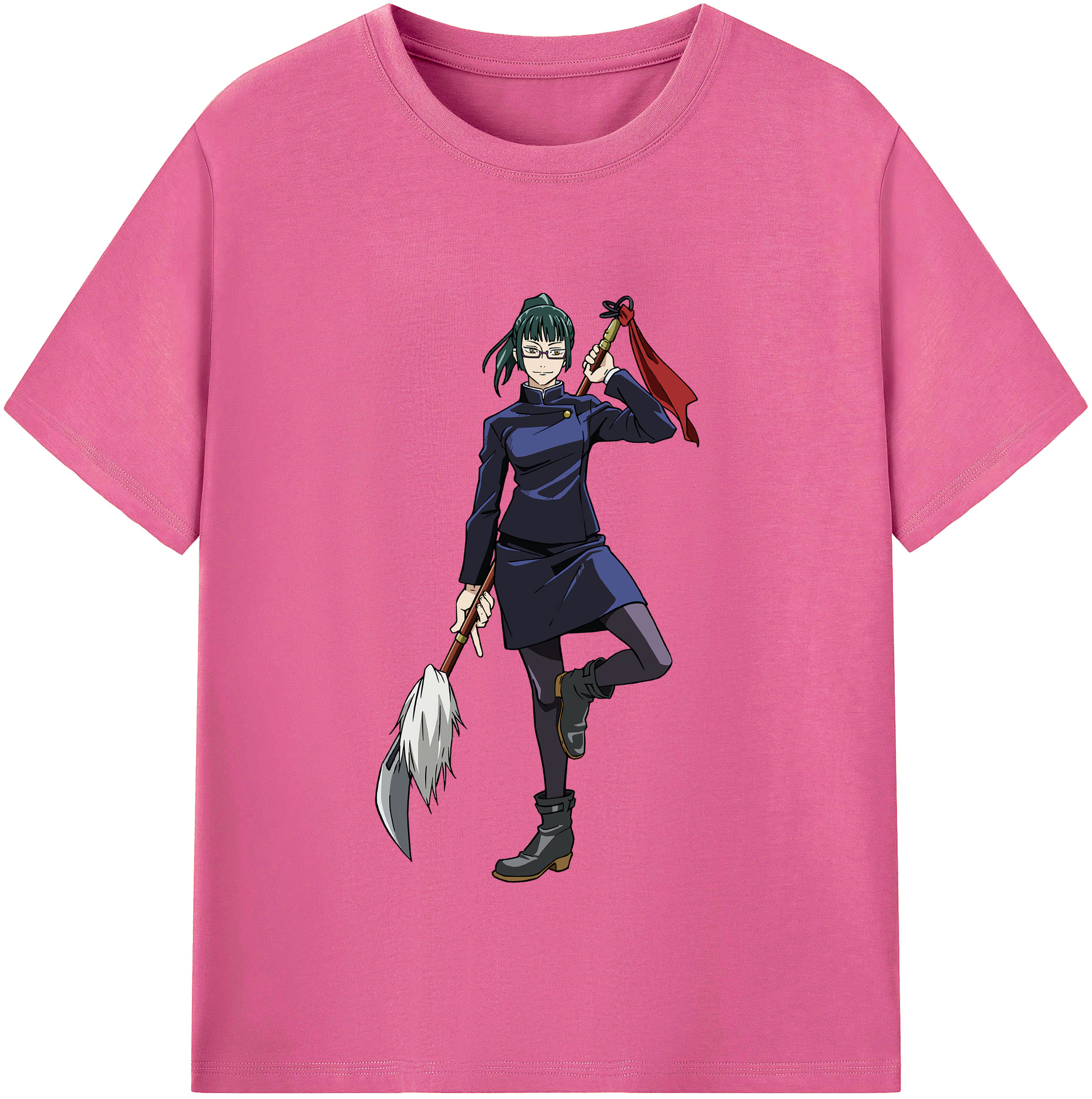 （画像用） 呪術廻戦 Jujutsu Kaisen レディースカジュアルプリントTシャツ（綿100％）