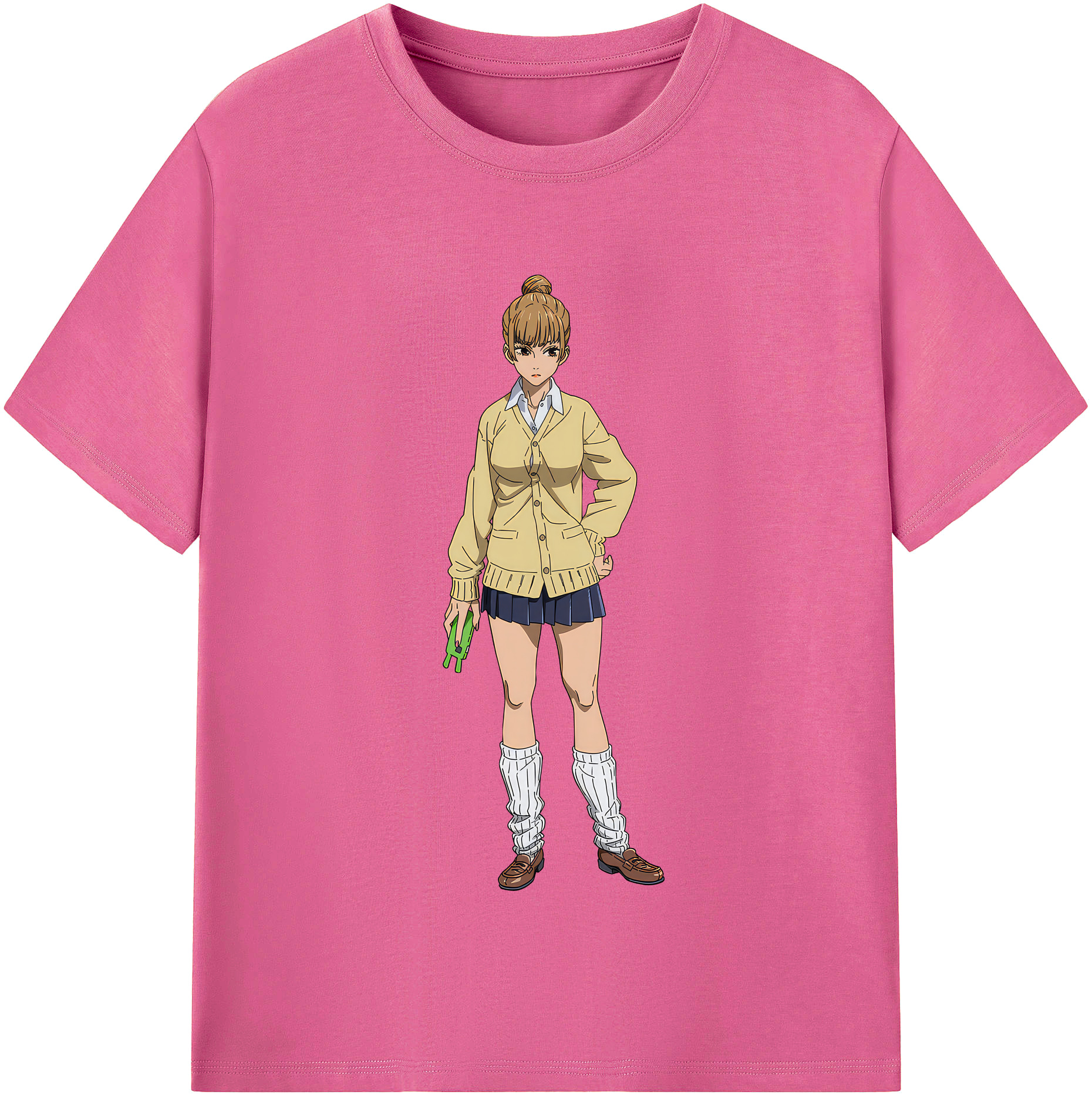 （画像用） 呪術廻戦 Jujutsu Kaisen レディースカジュアルプリントTシャツ（綿100％）