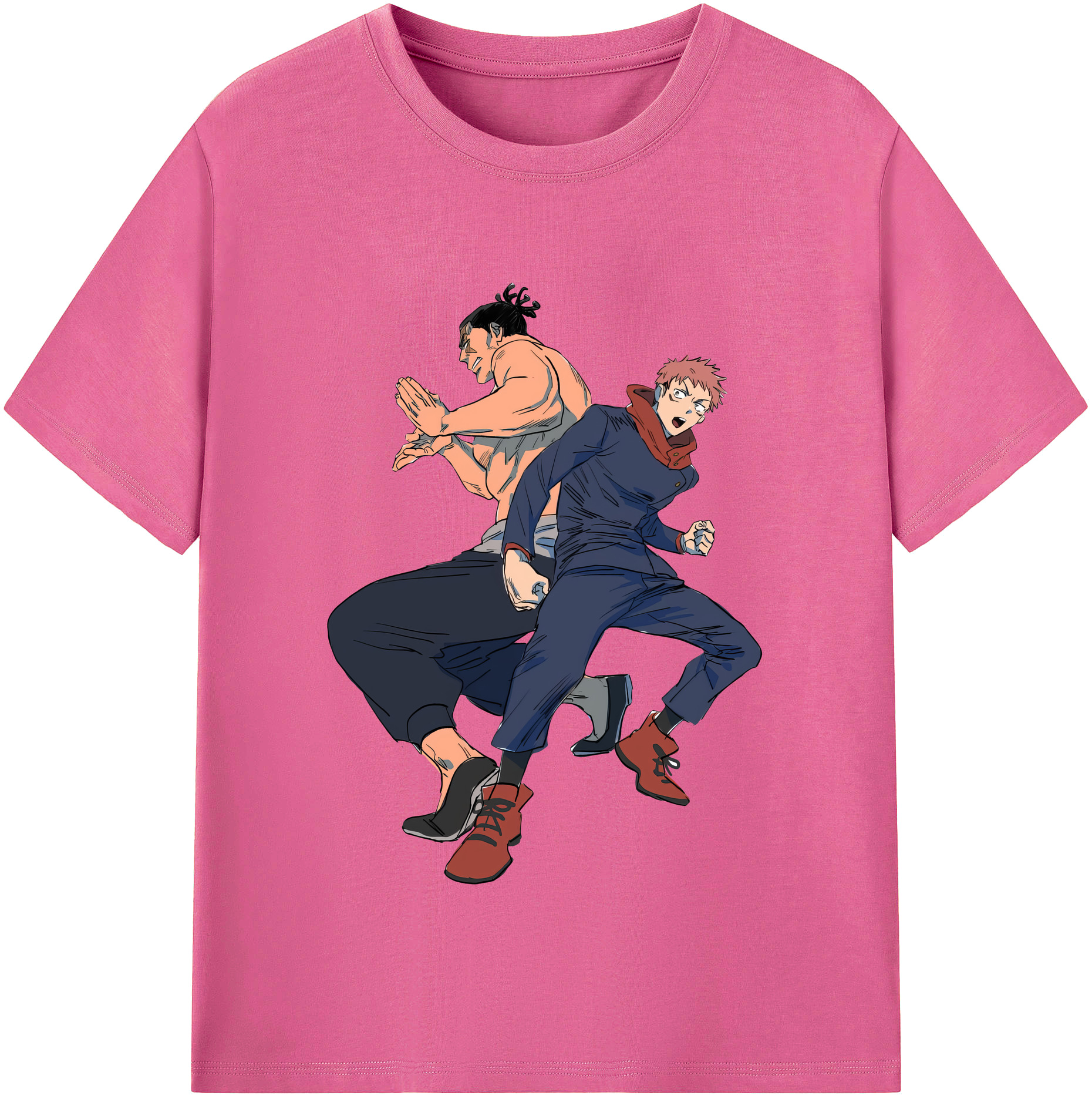 （画像用） 呪術廻戦 Jujutsu Kaisen レディースカジュアルプリントTシャツ（綿100％）
