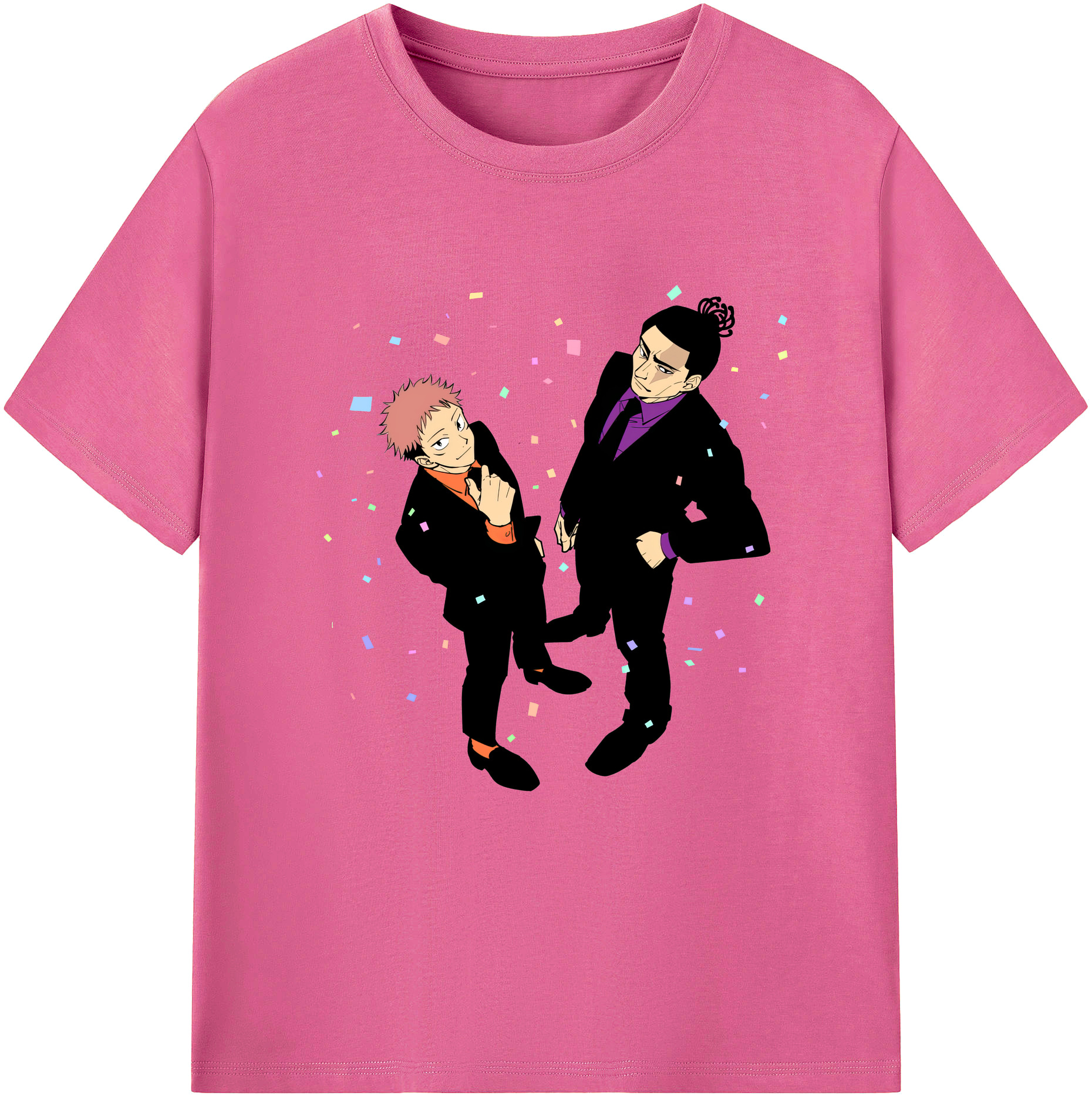 （画像用） 呪術廻戦 Jujutsu Kaisen レディースカジュアルプリントTシャツ（綿100％）