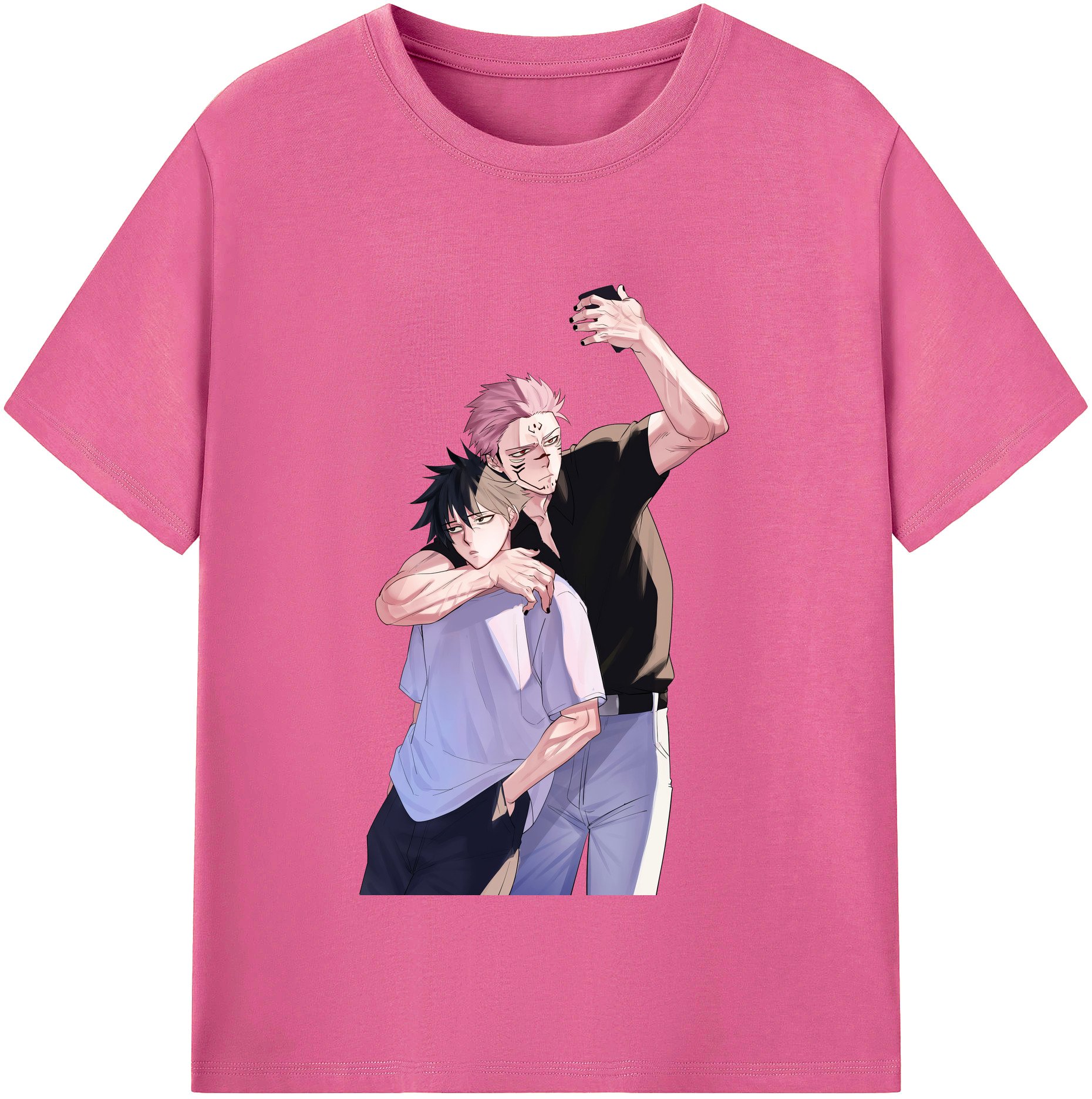 （画像用） 呪術廻戦 Jujutsu Kaisen レディースカジュアルプリントTシャツ（綿100％）