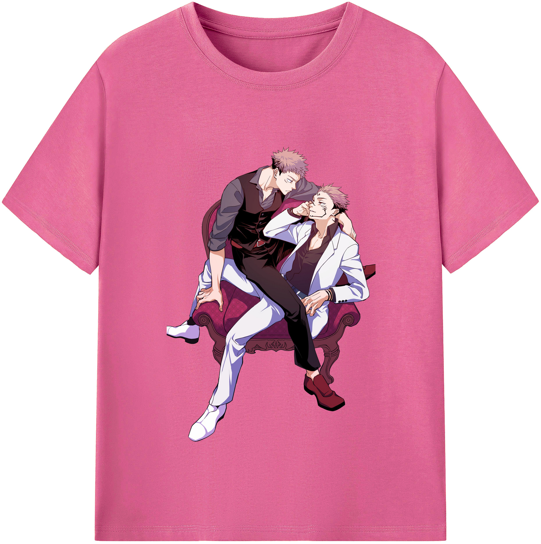 （画像用） 呪術廻戦 Jujutsu Kaisen レディースカジュアルプリントTシャツ（綿100％）