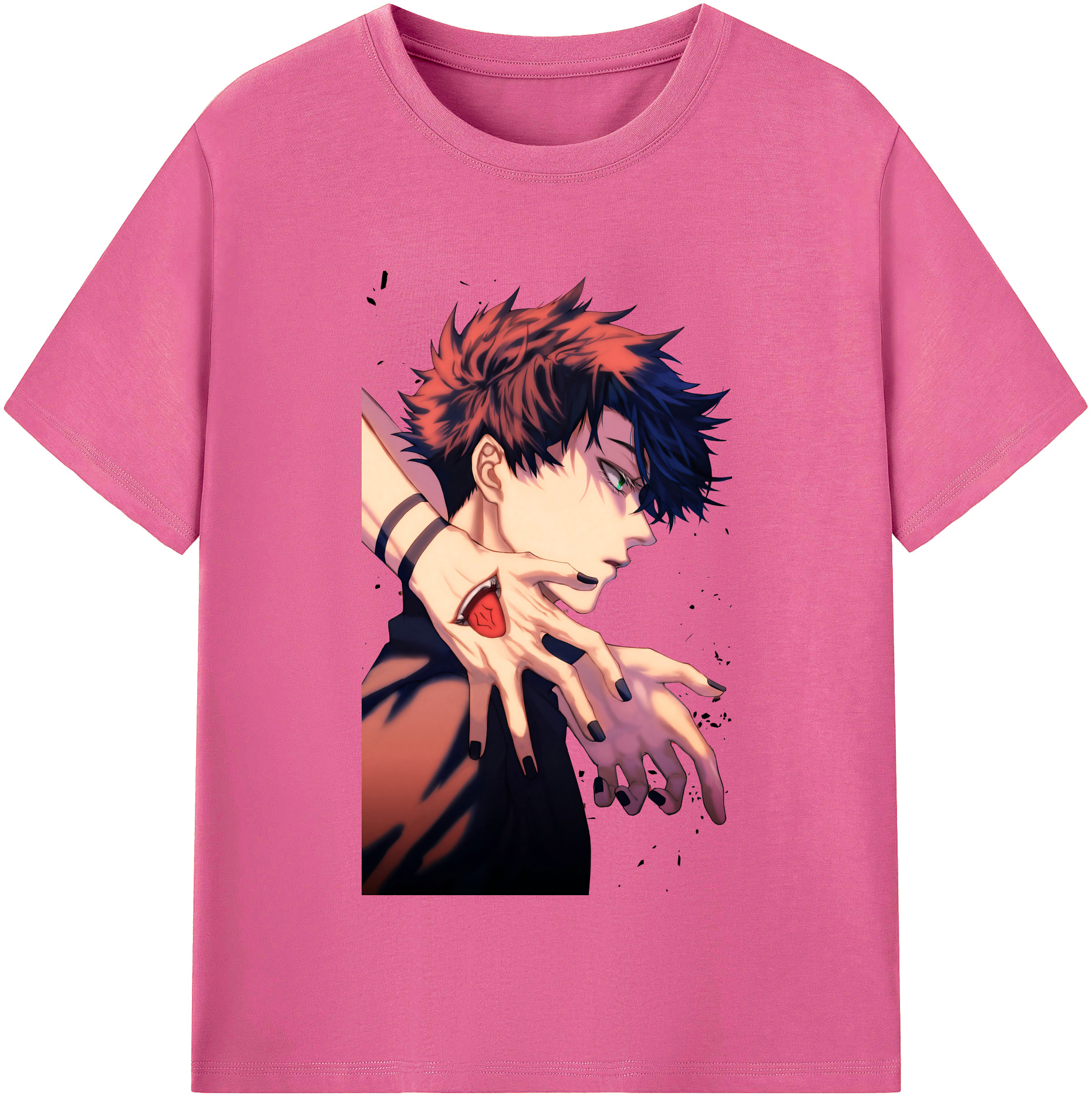 （画像用） 呪術廻戦 Jujutsu Kaisen レディースカジュアルプリントTシャツ（綿100％）