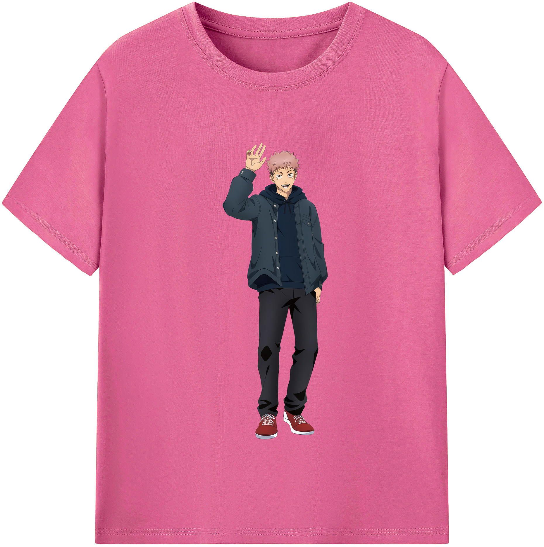 （画像用） 呪術廻戦 Jujutsu Kaisen レディースカジュアルプリントTシャツ（綿100％）