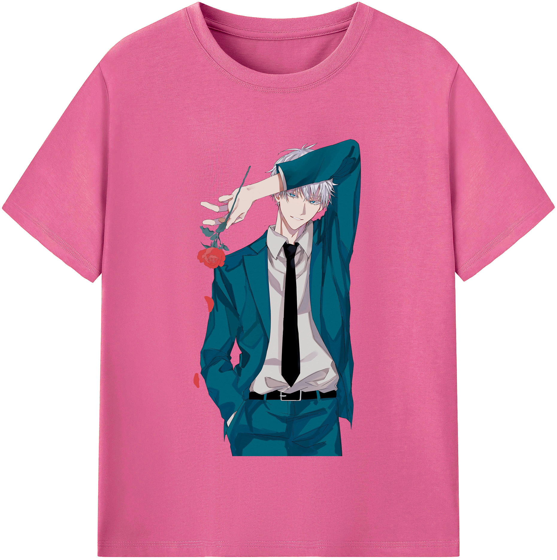 （画像用） 呪術廻戦 Jujutsu Kaisen レディースカジュアルプリントTシャツ（綿100％）