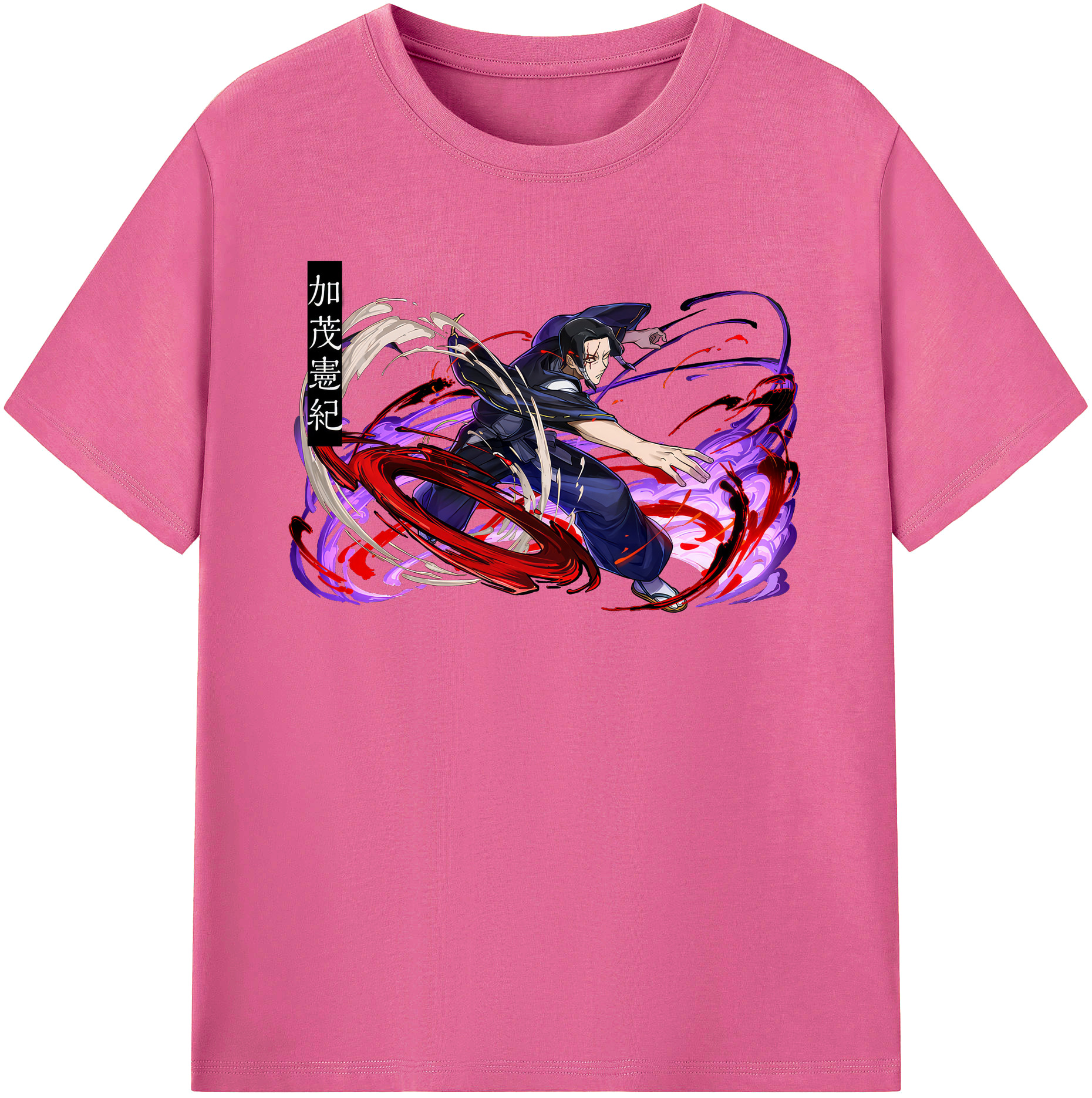 （画像用） 呪術廻戦 Jujutsu Kaisen レディースカジュアルプリントTシャツ（綿100％）
