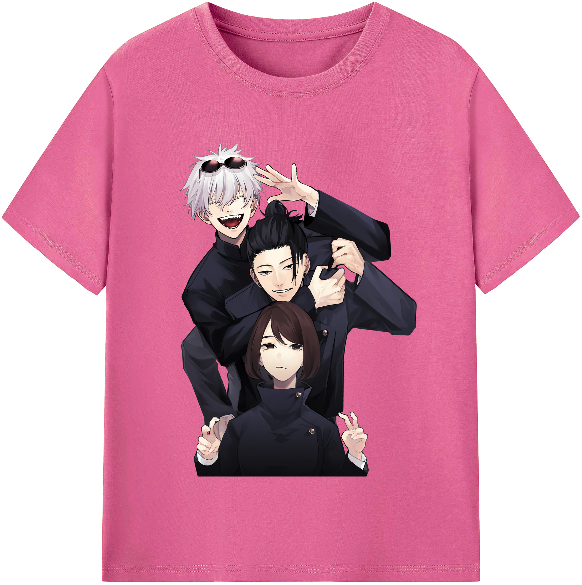 （画像用） 呪術廻戦 Jujutsu Kaisen レディースカジュアルプリントTシャツ（綿100％）