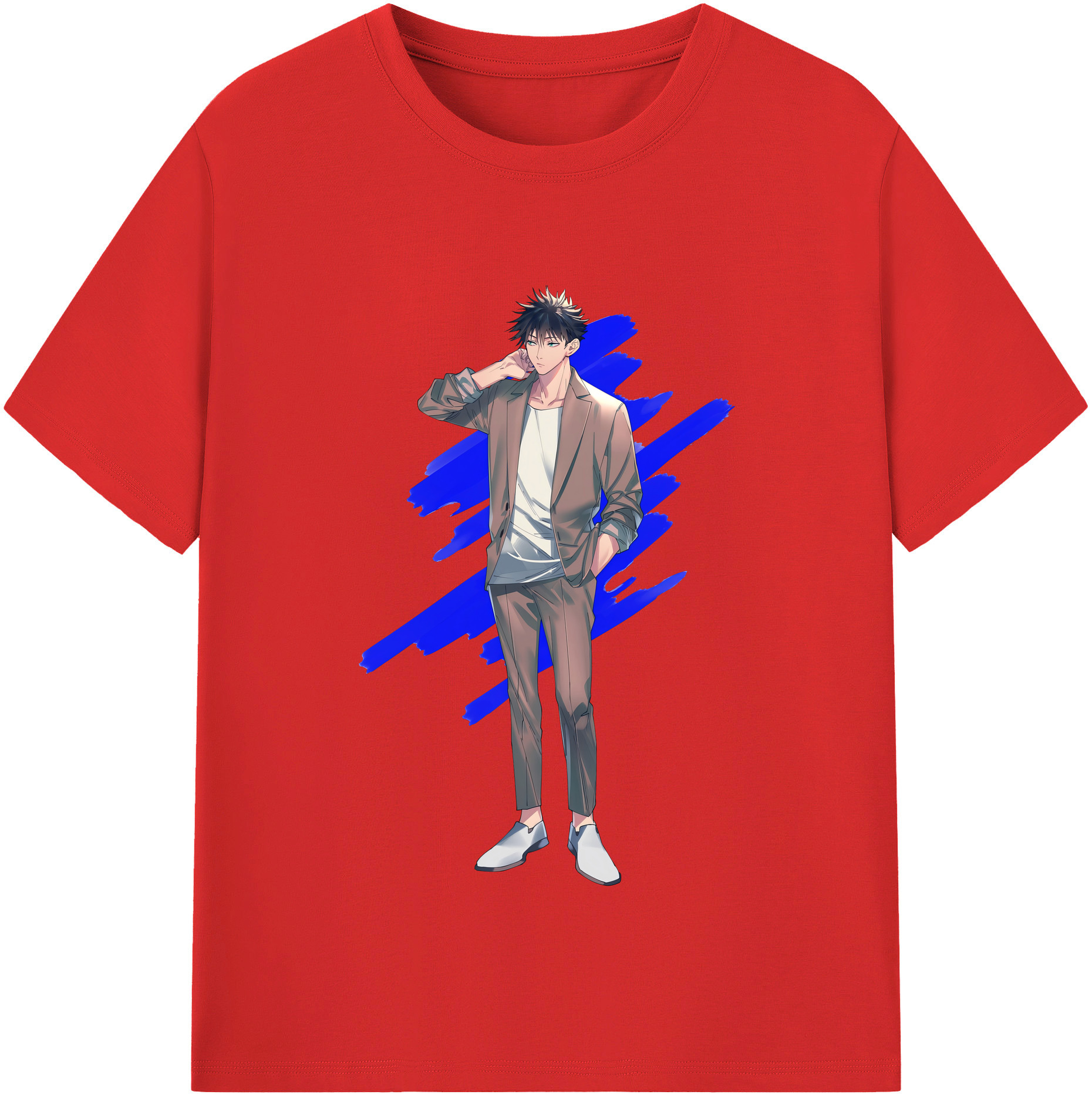 （画像用） 呪術廻戦 Jujutsu Kaisen レディースカジュアルプリントTシャツ（綿100％）
