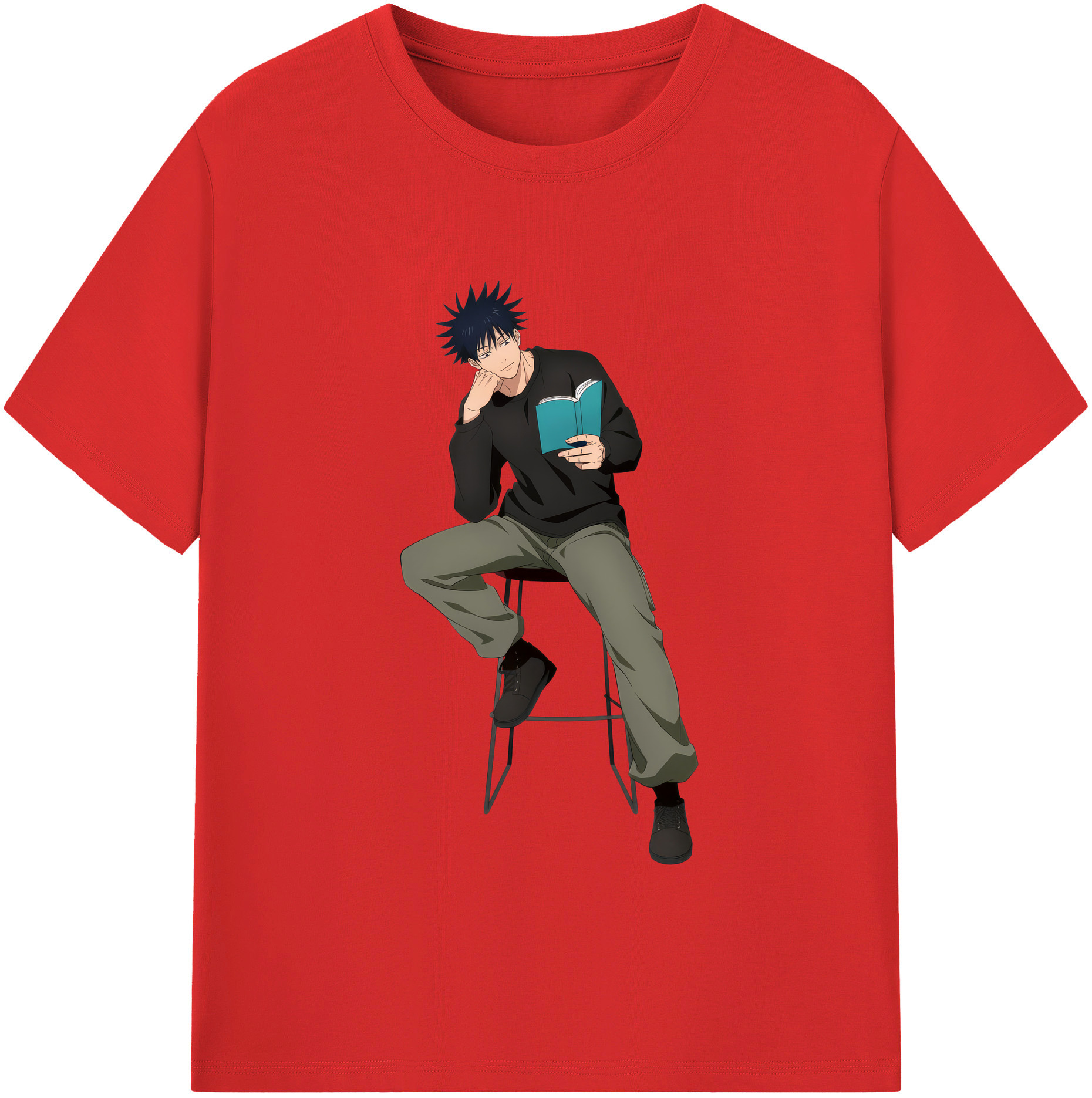 （画像用） 呪術廻戦 Jujutsu Kaisen レディースカジュアルプリントTシャツ（綿100％）