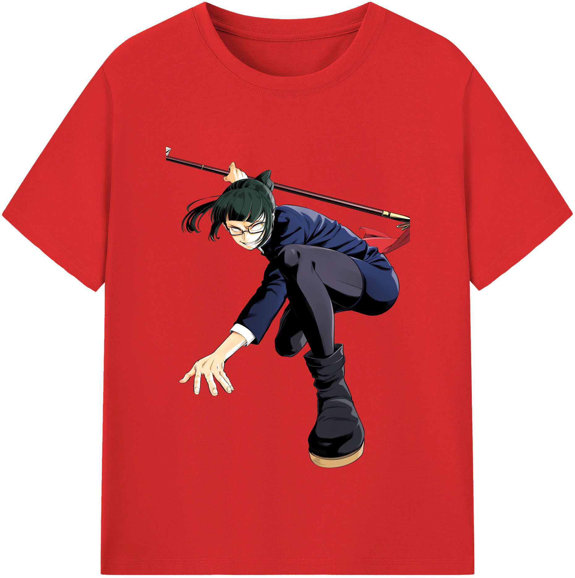 （画像用） 呪術廻戦 Jujutsu Kaisen レディースカジュアルプリントTシャツ（綿100％）