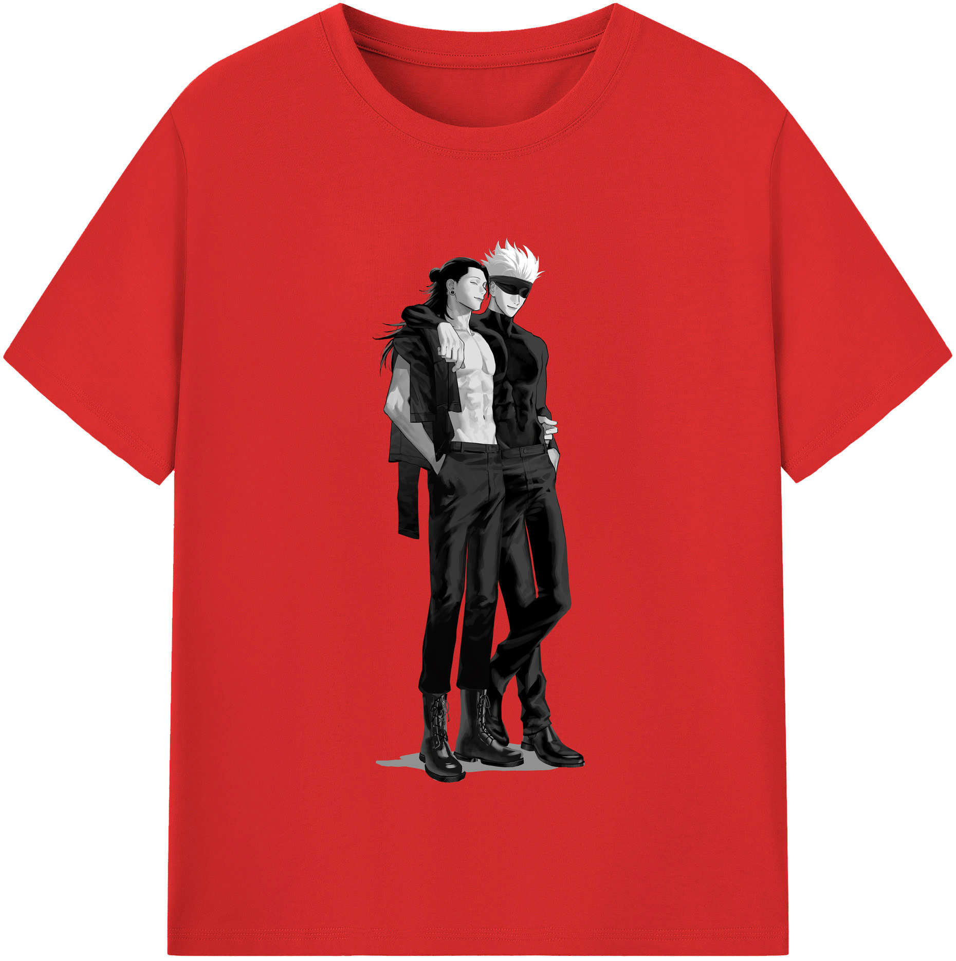 （画像用） 呪術廻戦 Jujutsu Kaisen レディースカジュアルプリントTシャツ（綿100％）